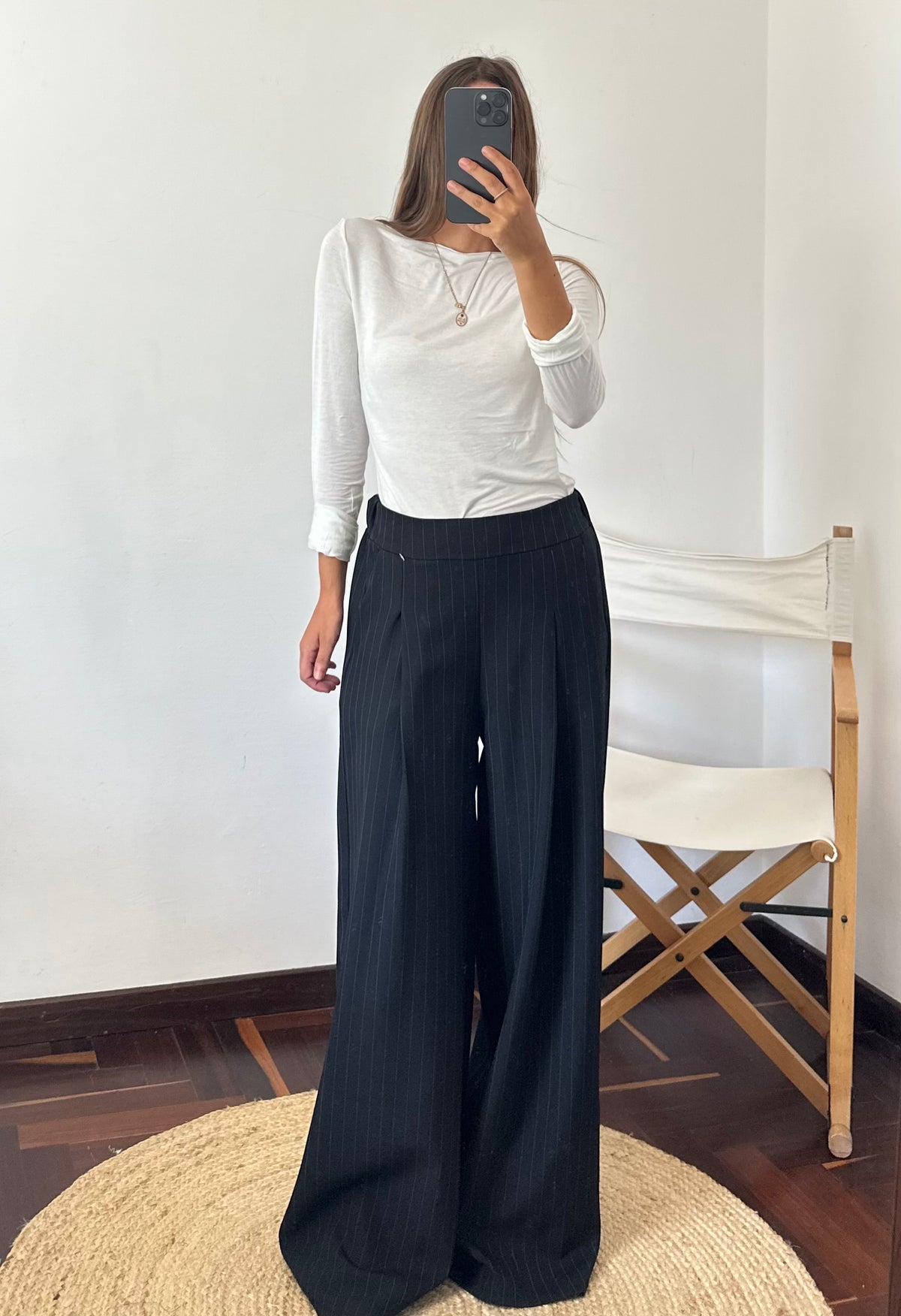 COORDINATO GESSATO con PINCE NERO