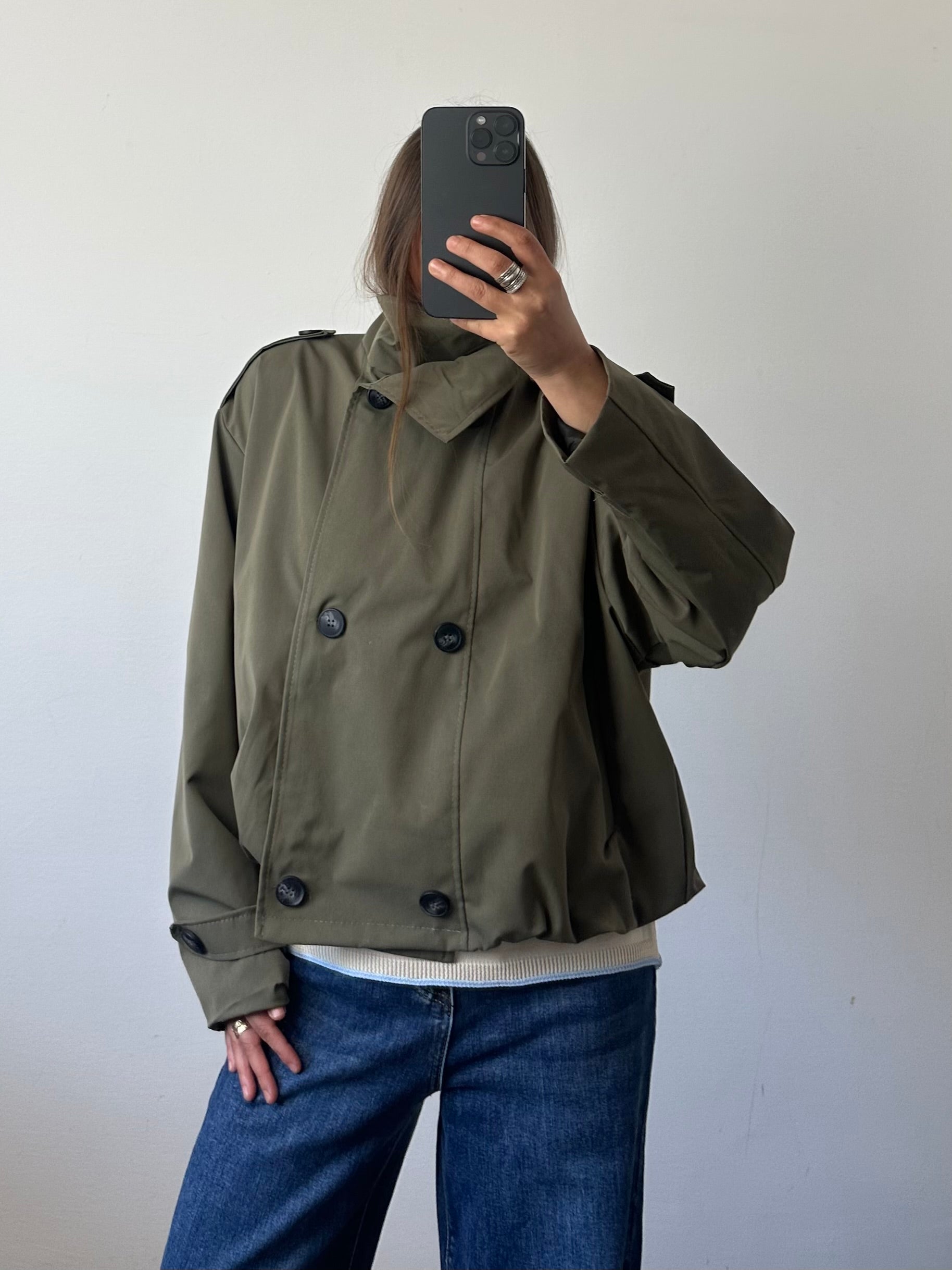 Trench bomber verde