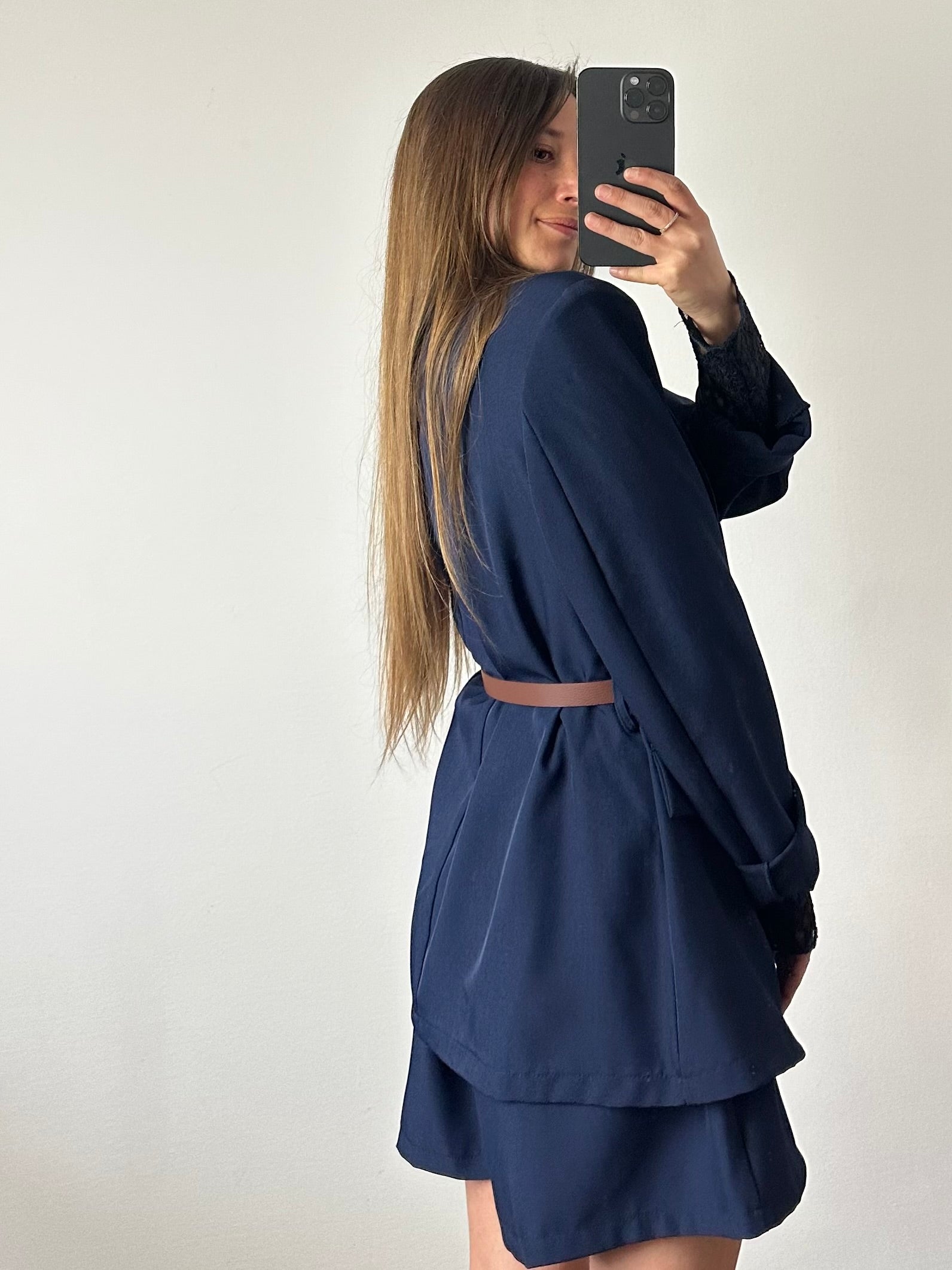 COORDINATO SHORTS BLU