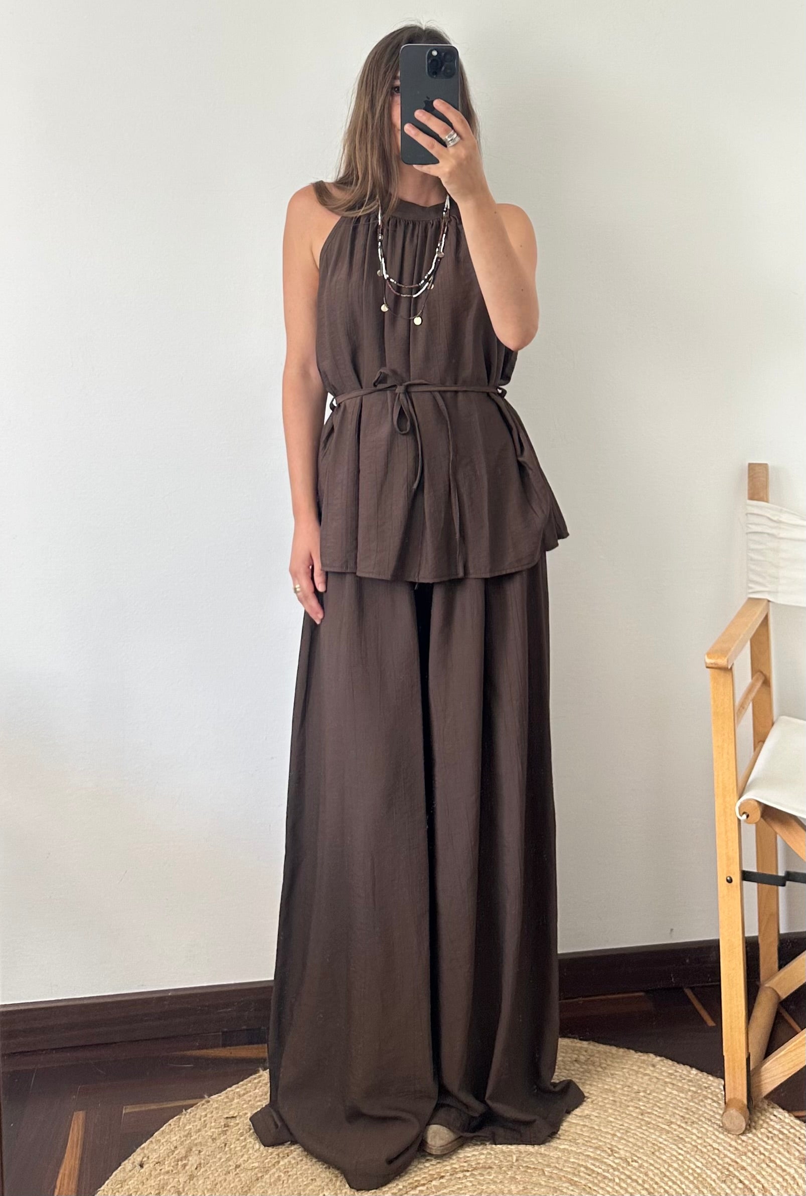 COORDINATO mikonos marrone