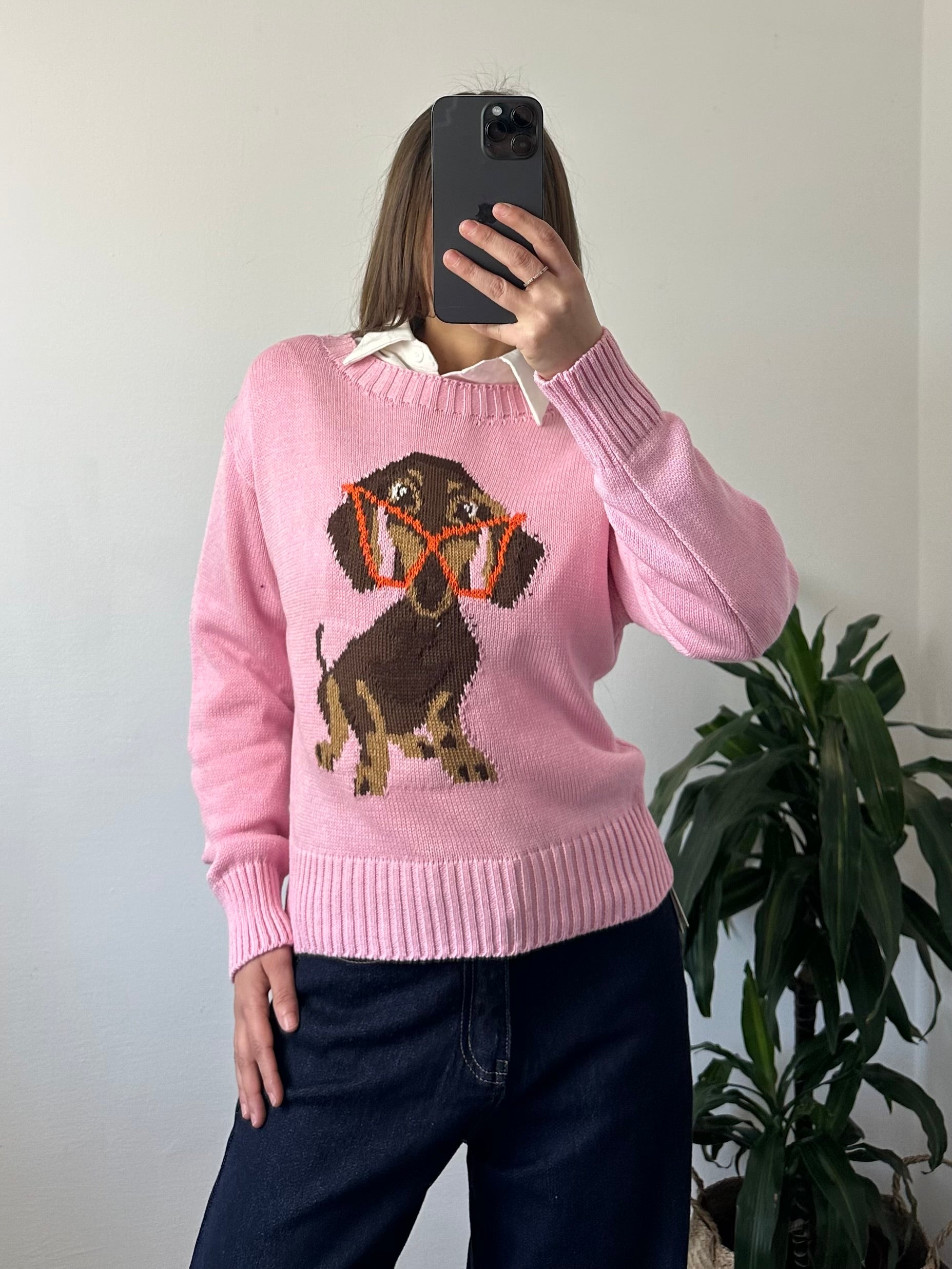 PULLOVER DOG ROSA