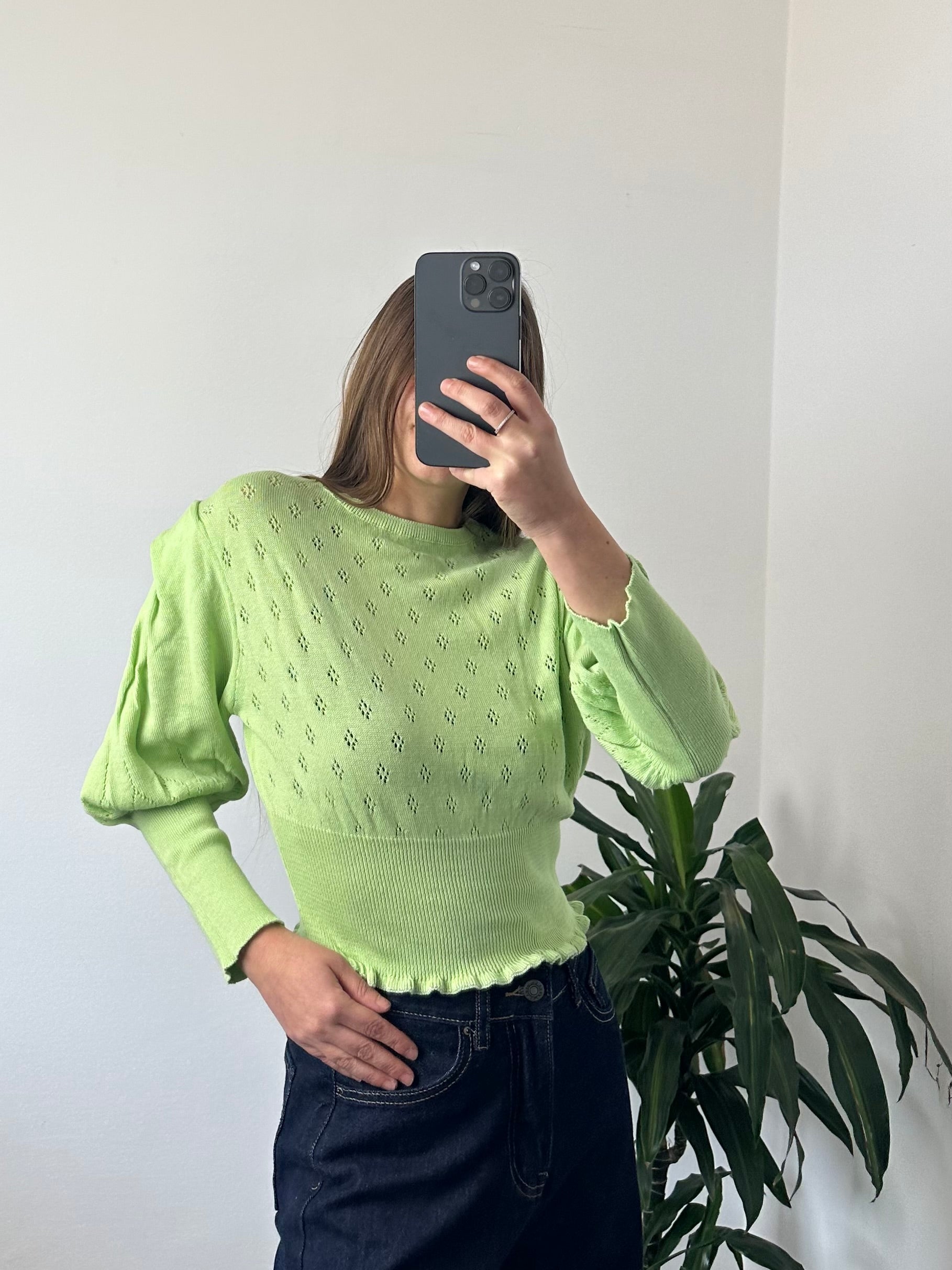 CROP FRANCESE MENTA
