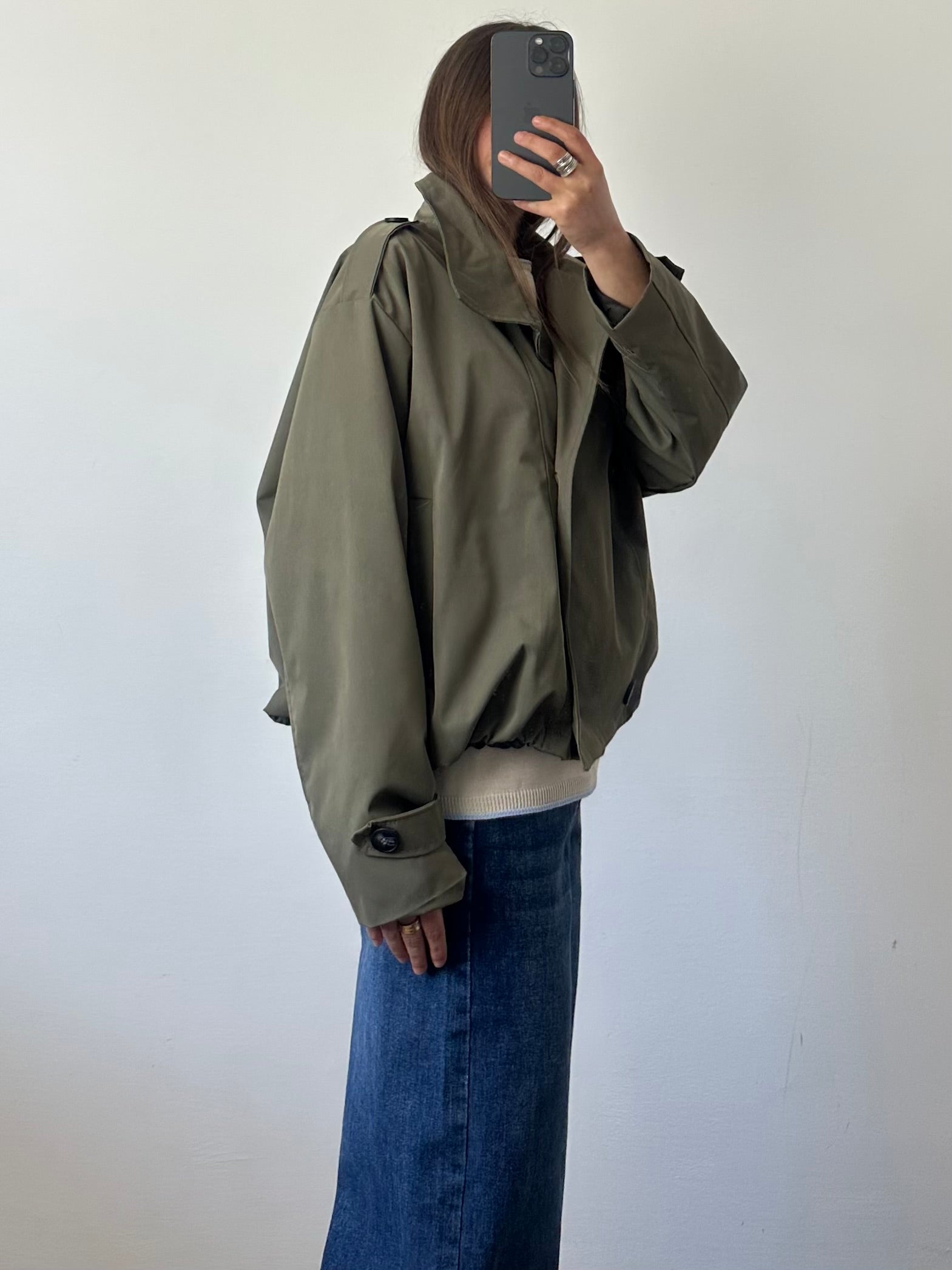Trench bomber verde