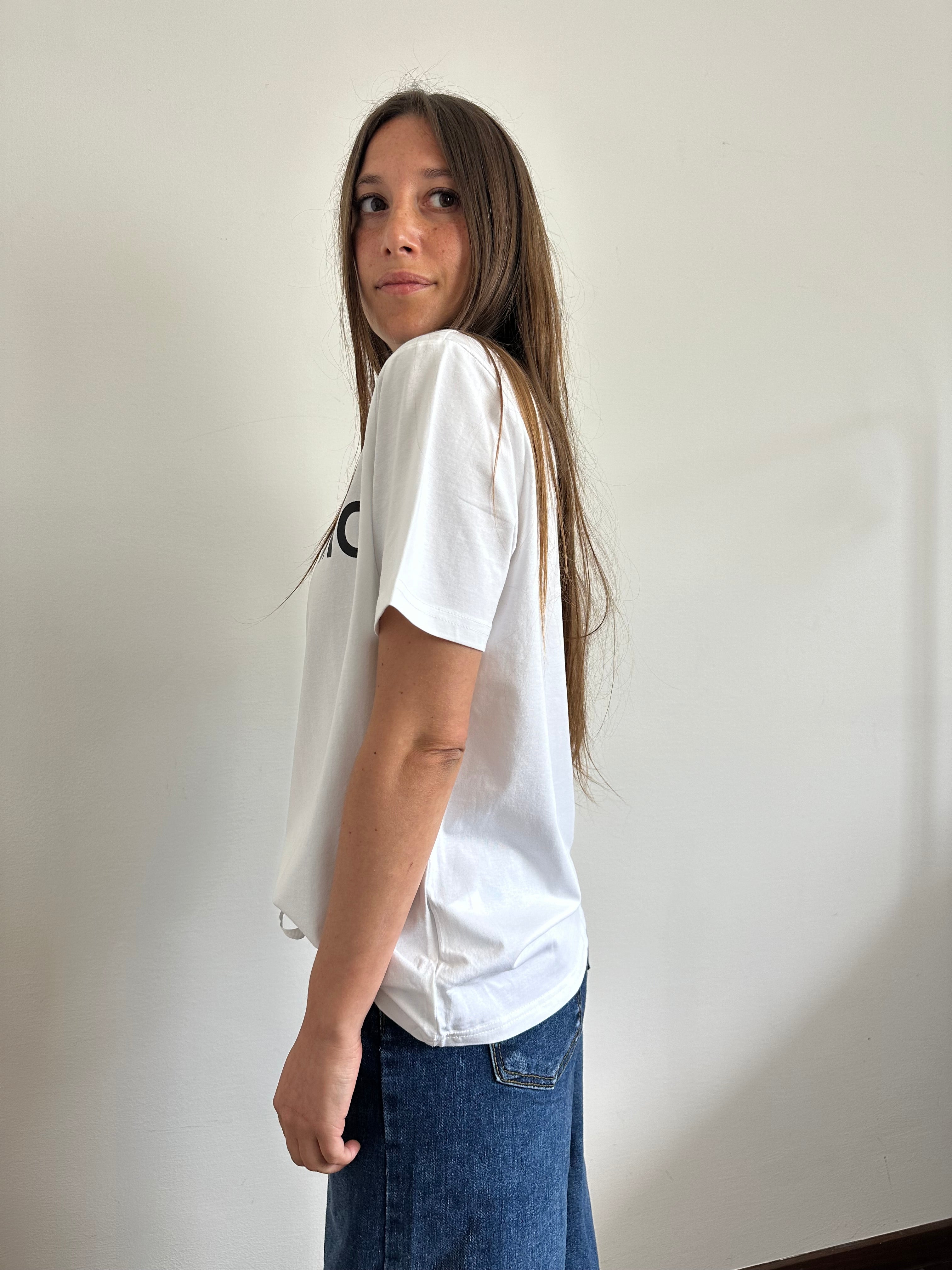 T-shirt in cotone “ Gin tonic mood”