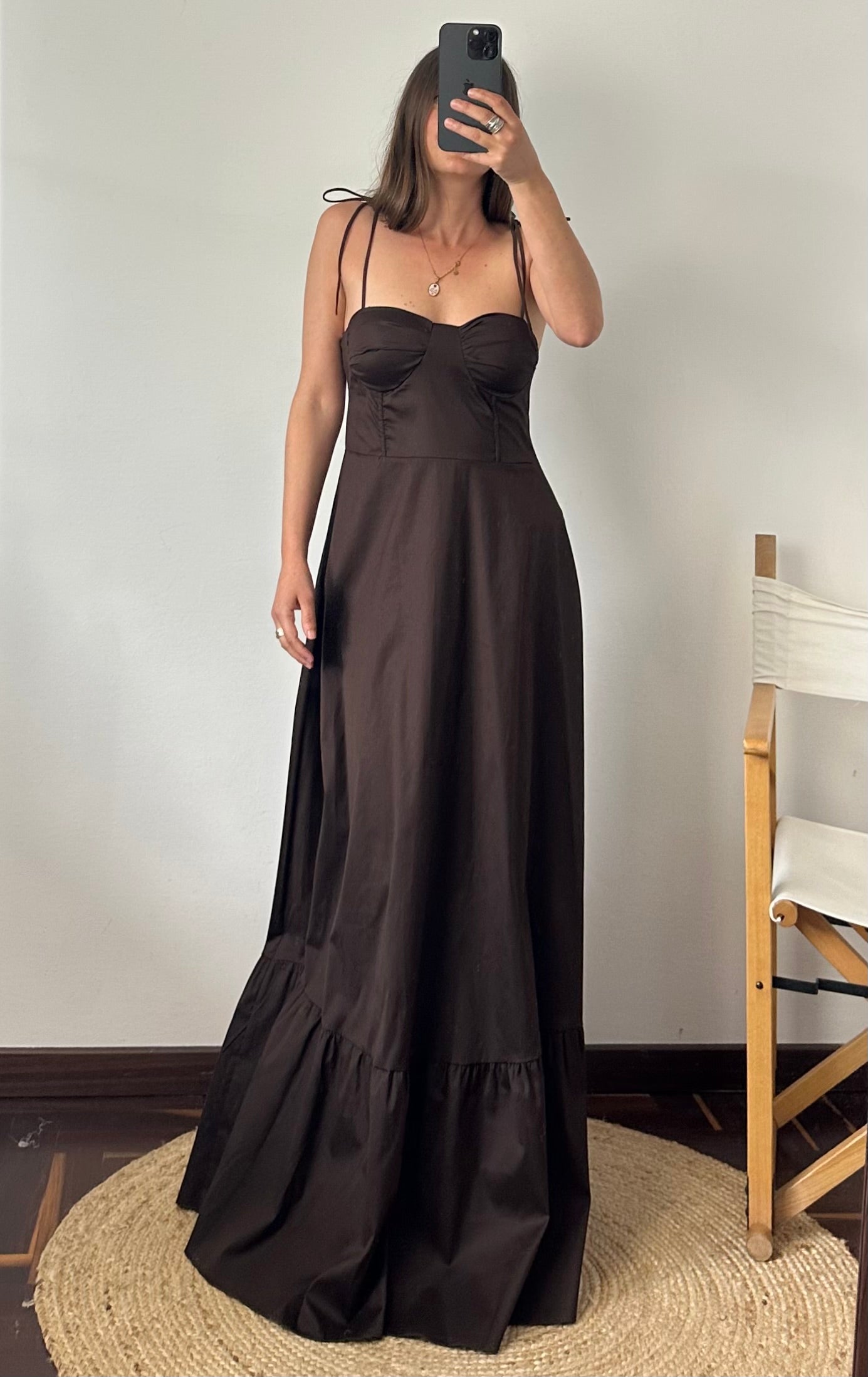 ABITO portofino in cotone marrone