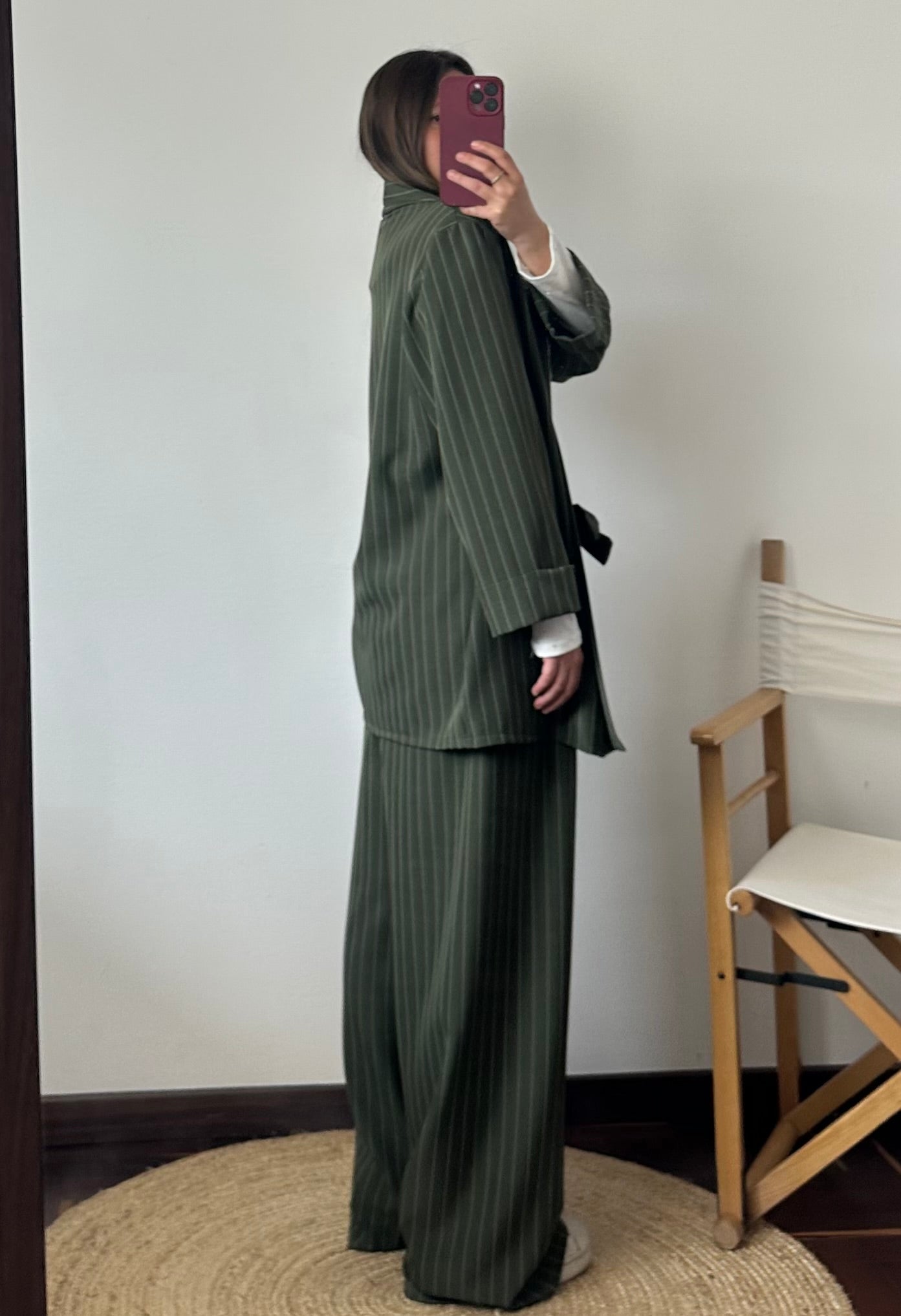 COORDINATO KIMONO GESSATO VERDE