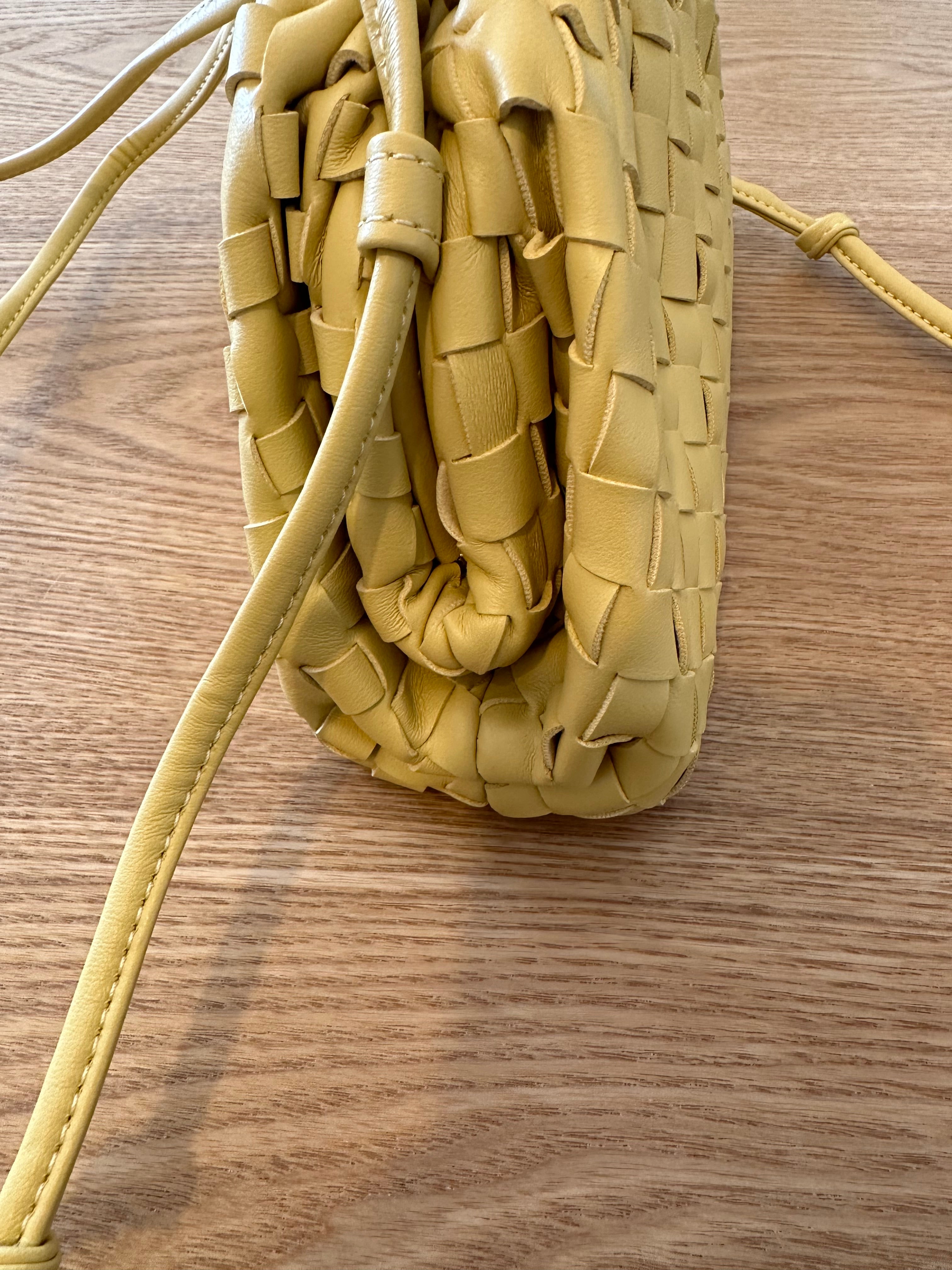 BORSA MINI POUCH ISIDORA GIALLA