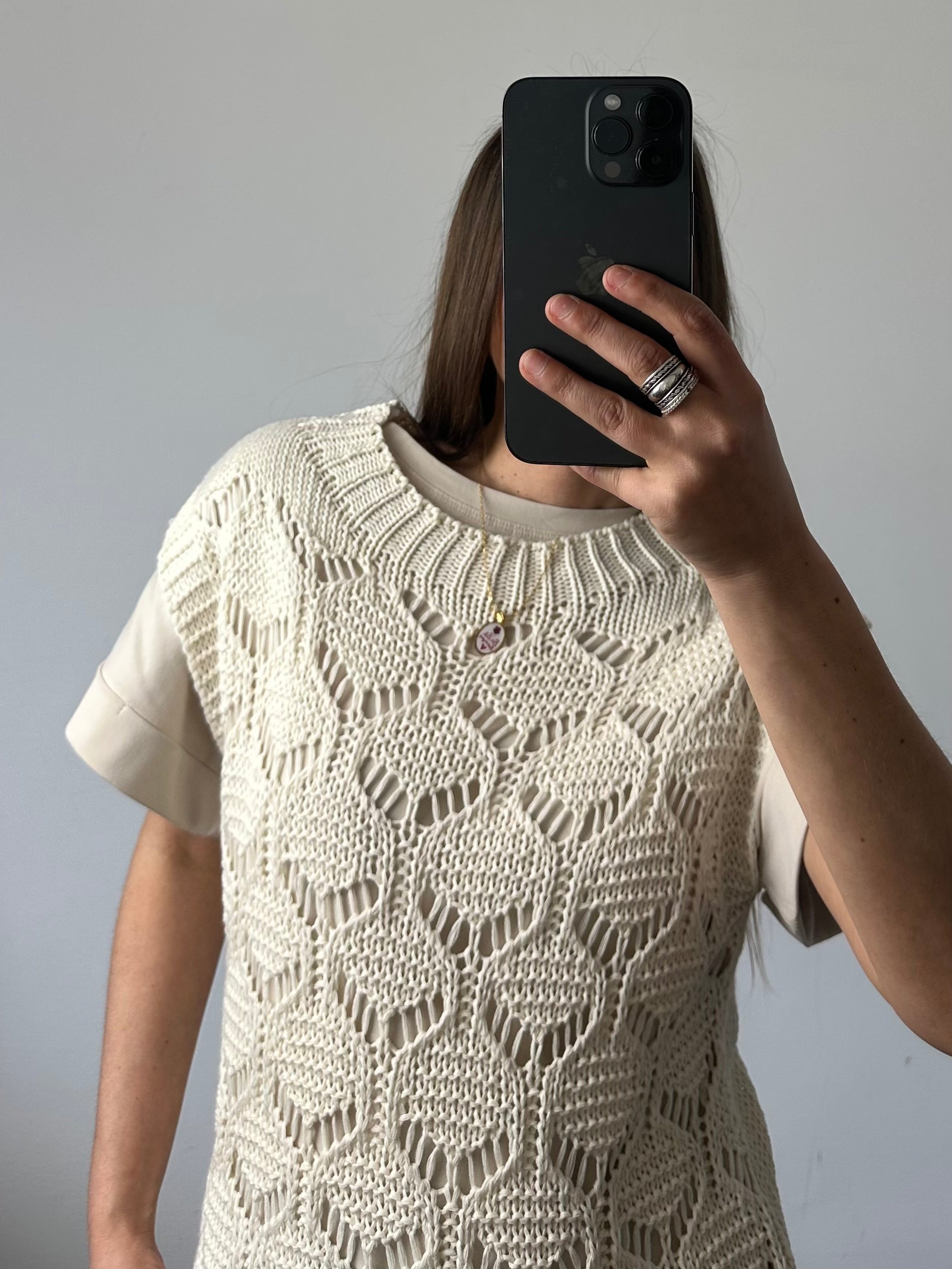 Gilet in cotone BEIGE