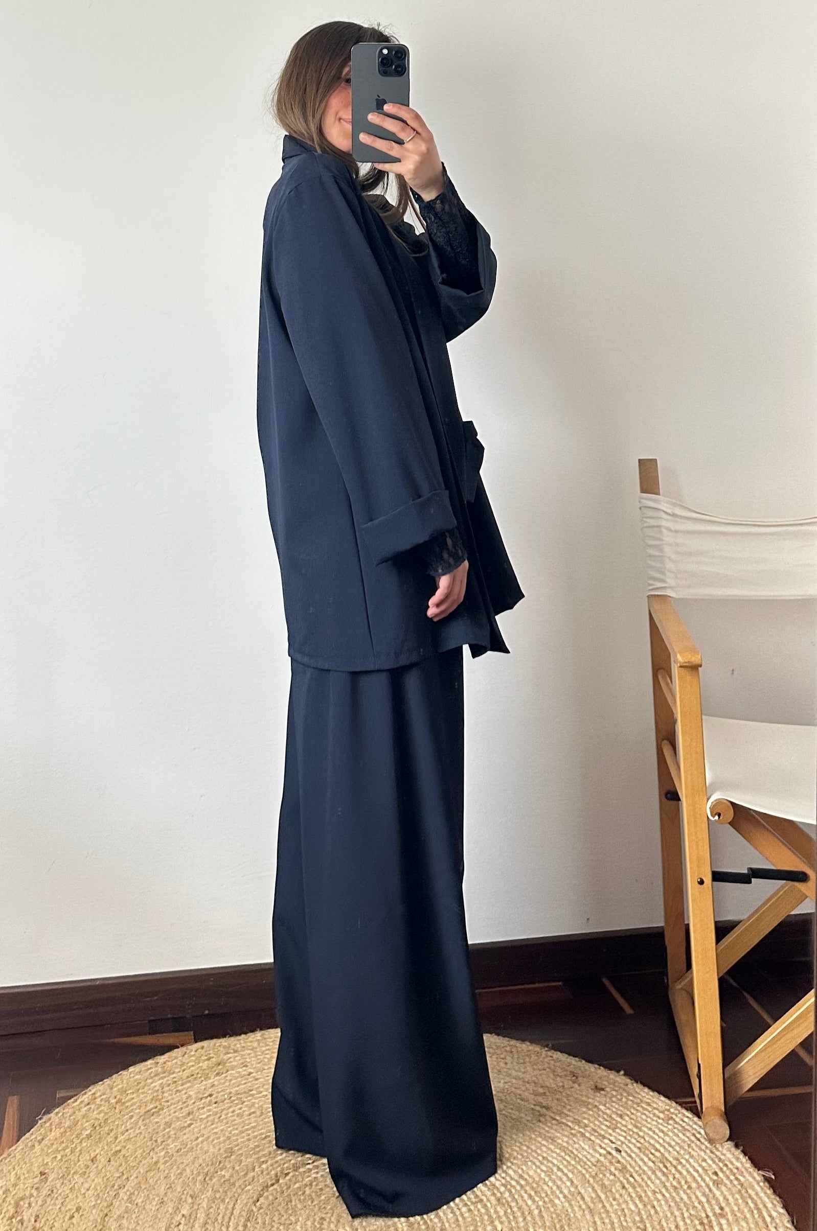 COORDINATO KIMONO BLU