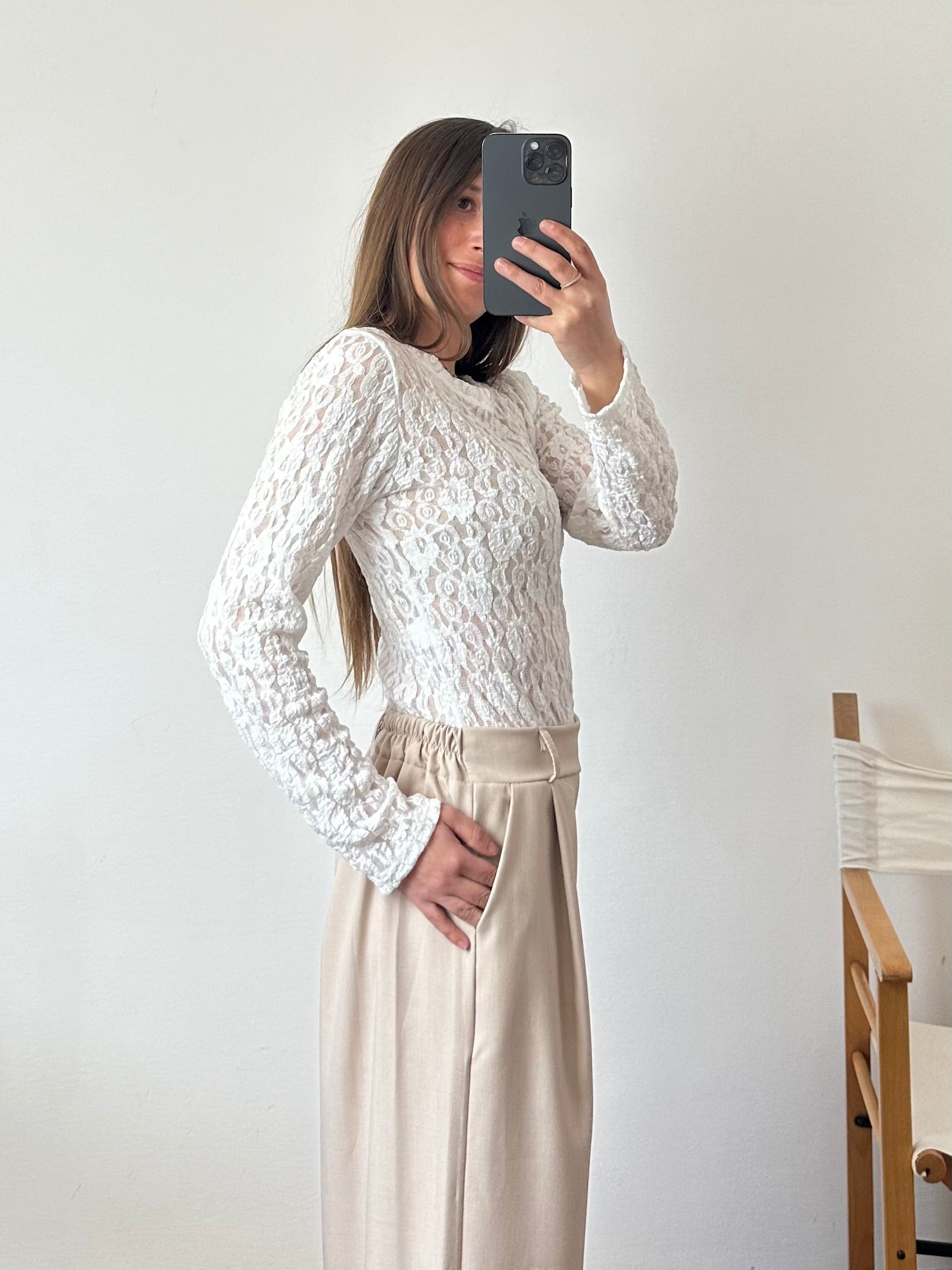 COORDINATO GIACCA INCROCIATA BEIGE
