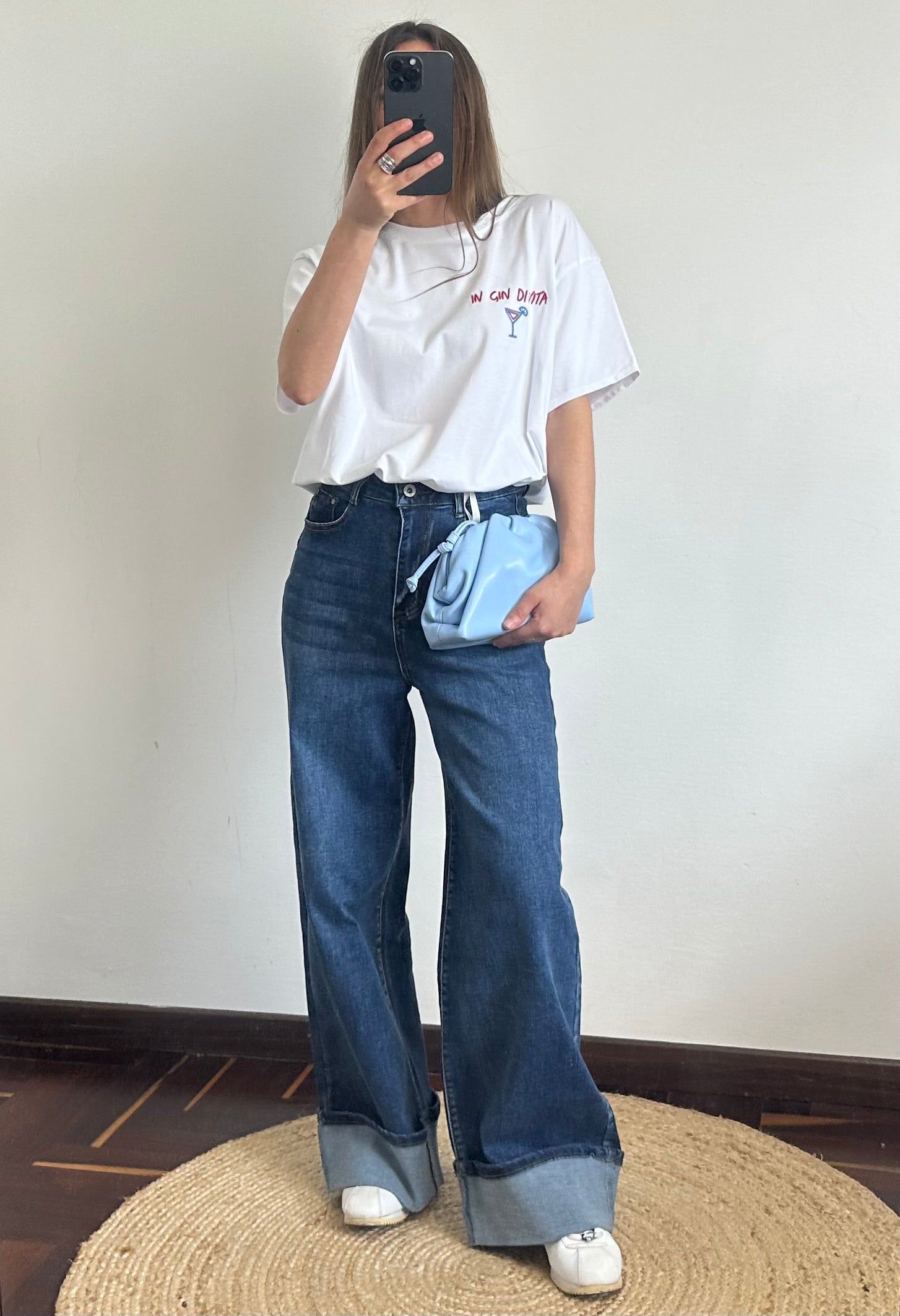 T-shirt 100% cotone over “ in gin di vita”