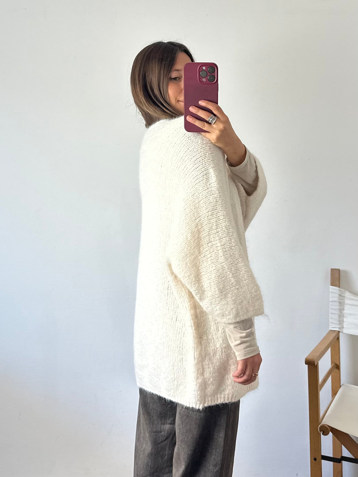 CARDIGAN misto LANA BURRO