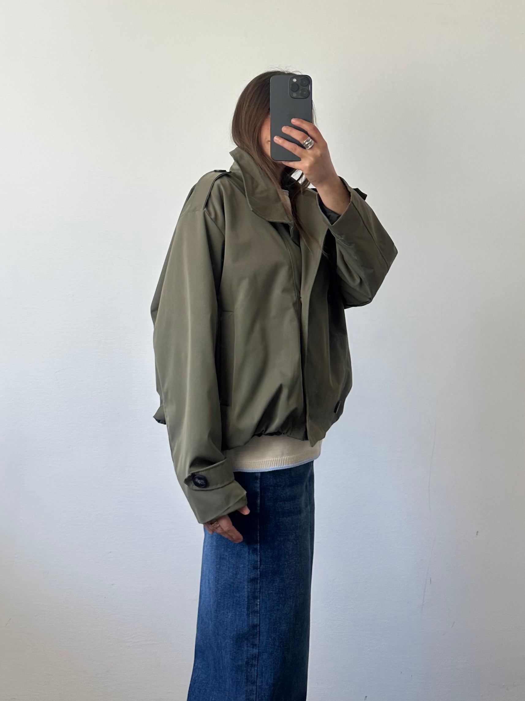 Trench bomber verde