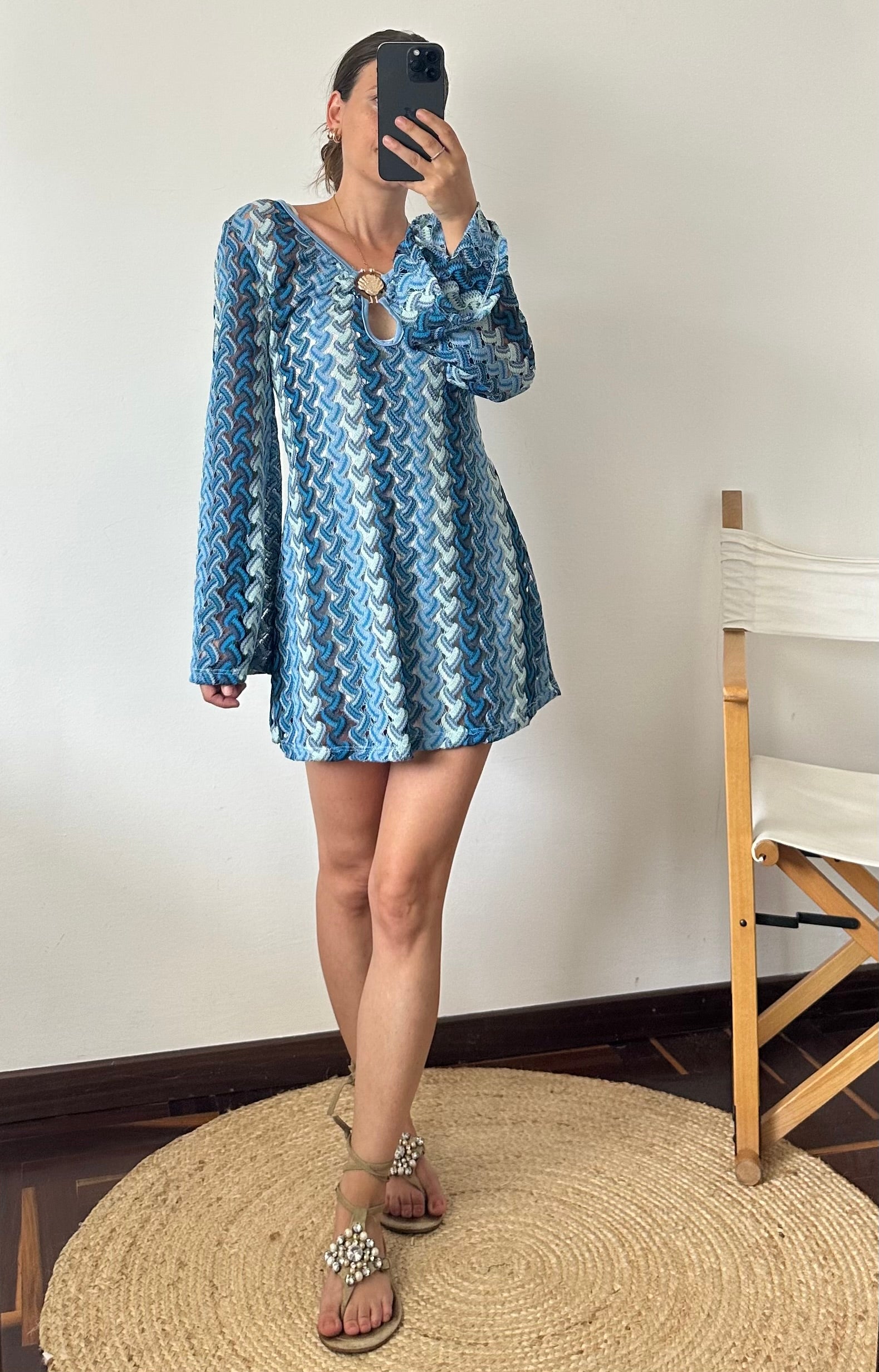 ABITO conchiglia summer azzurro