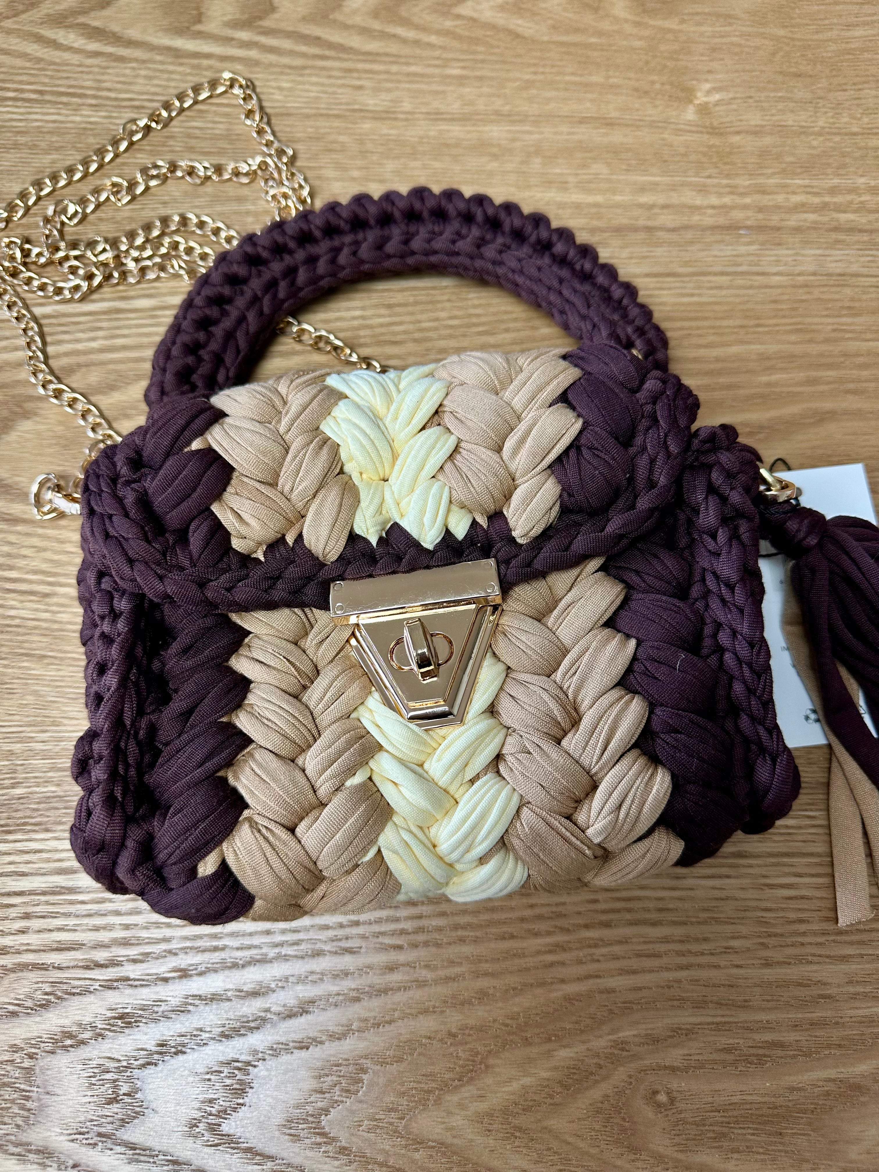 BORSA MINI UNCinetto marrone