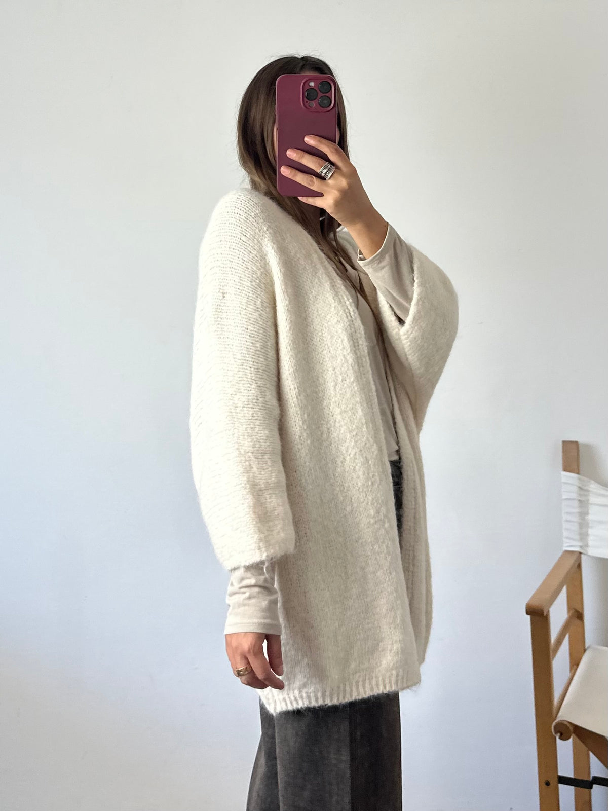 CARDIGAN misto LANA BURRO