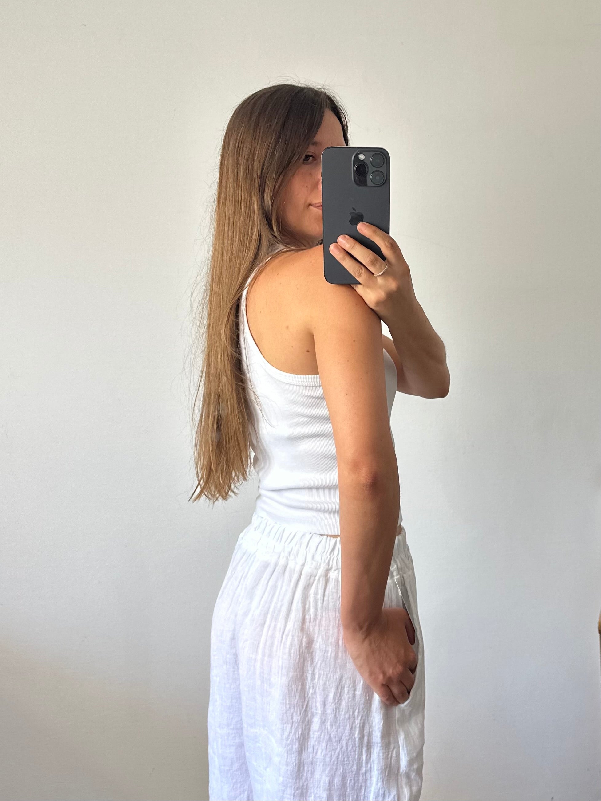 TOP COTONE Bianco