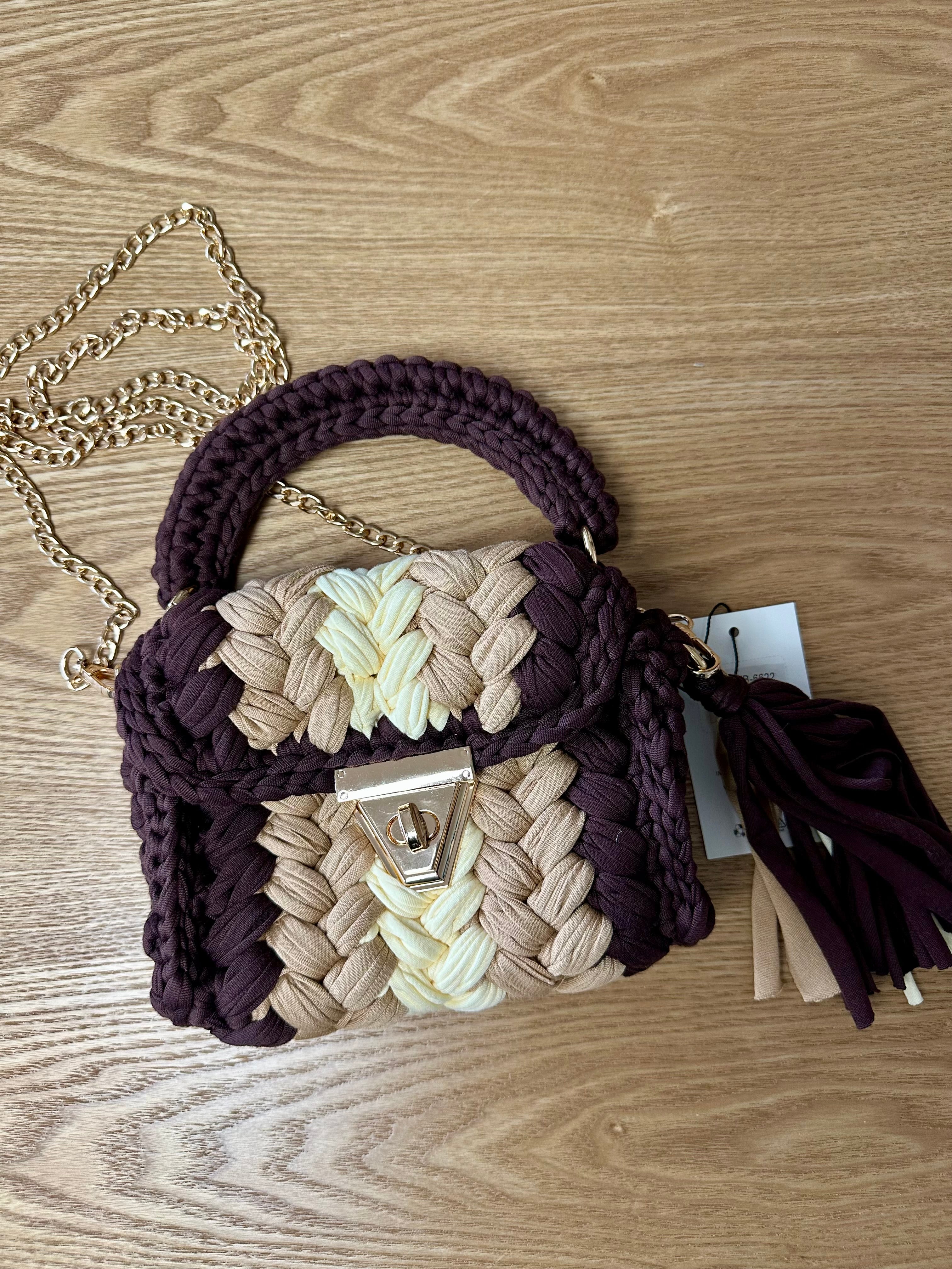 BORSA MINI UNCinetto marrone