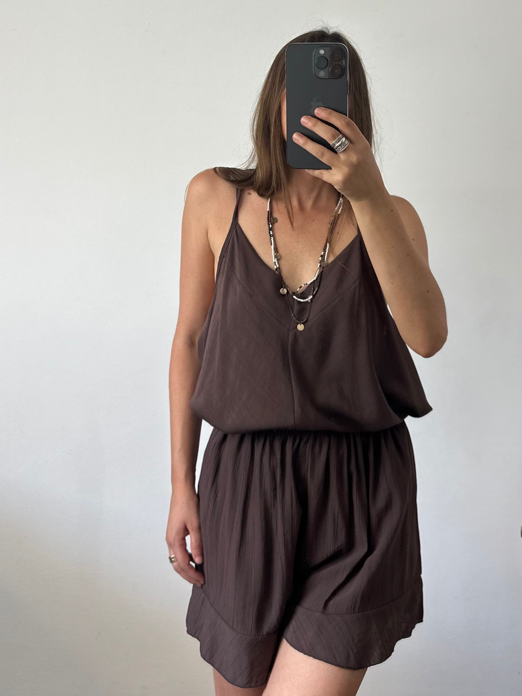 COORDINATO SHORTS cioccolato