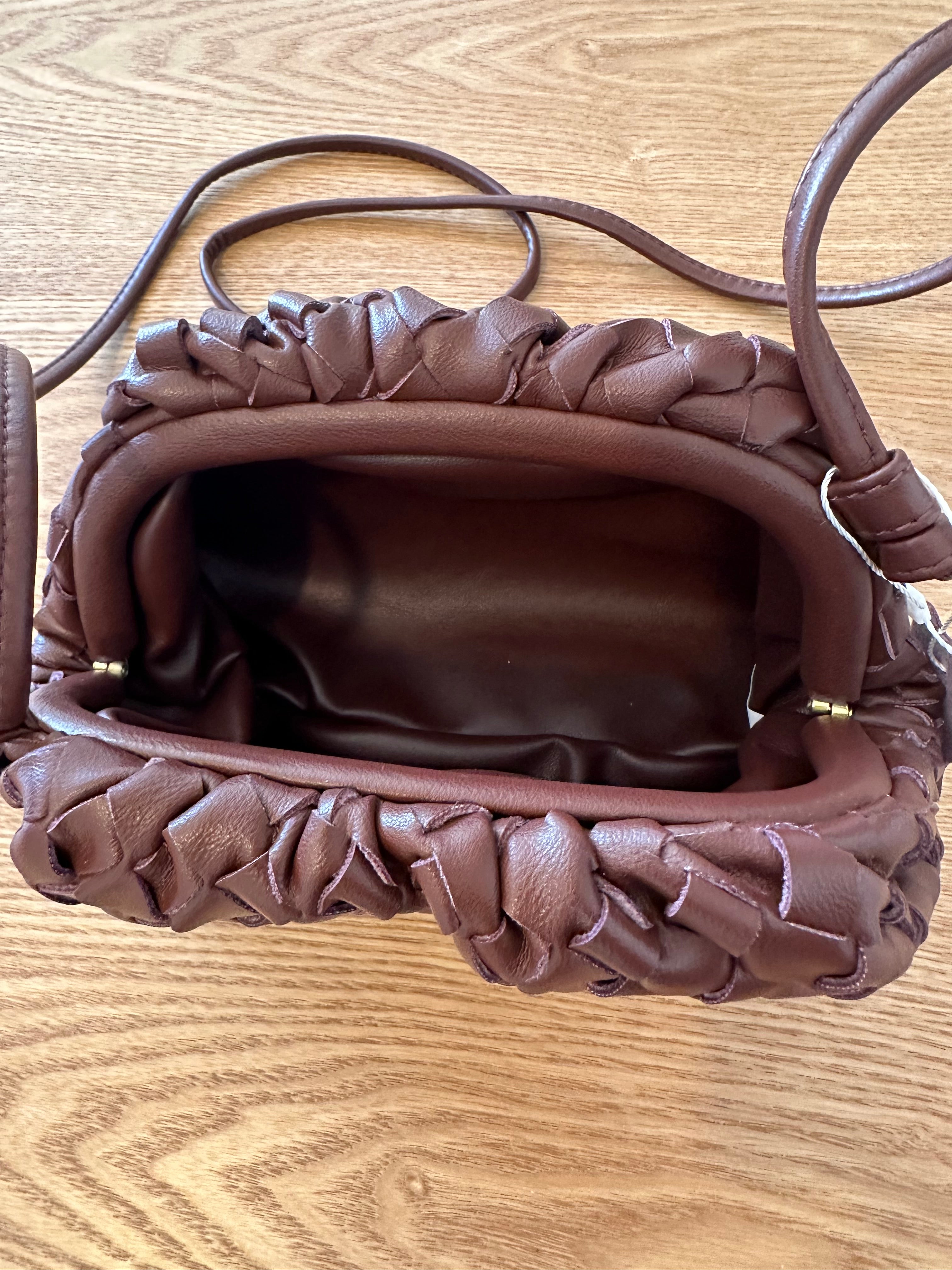 BORSA MINI POUCH ISIDORA MARRONE