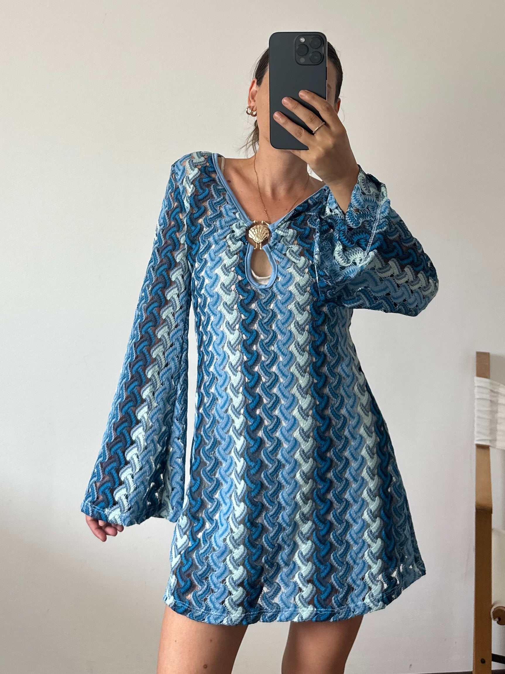 ABITO conchiglia summer azzurro