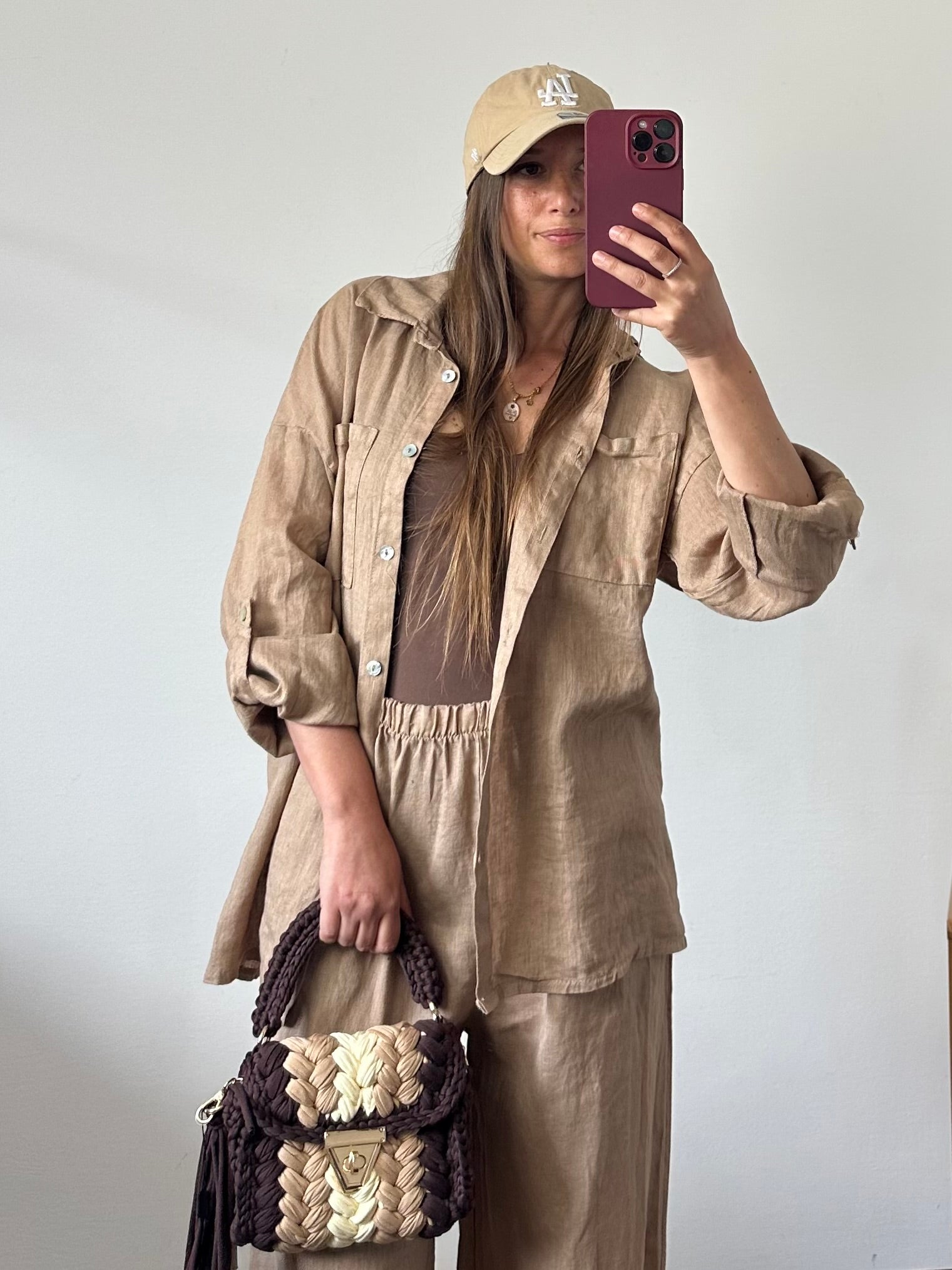 BORSA MINI UNCinetto marrone