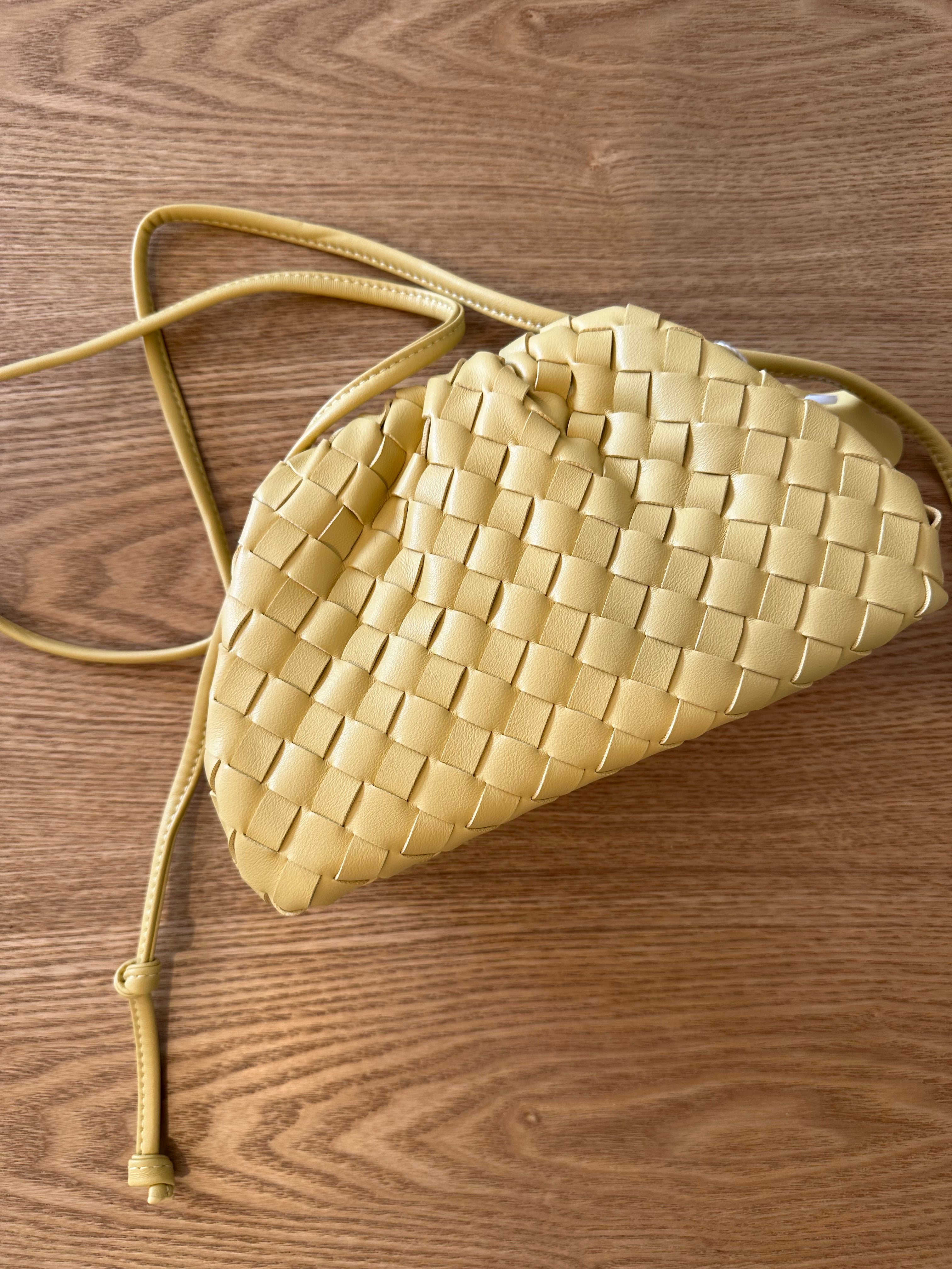 BORSA MINI POUCH ISIDORA GIALLA