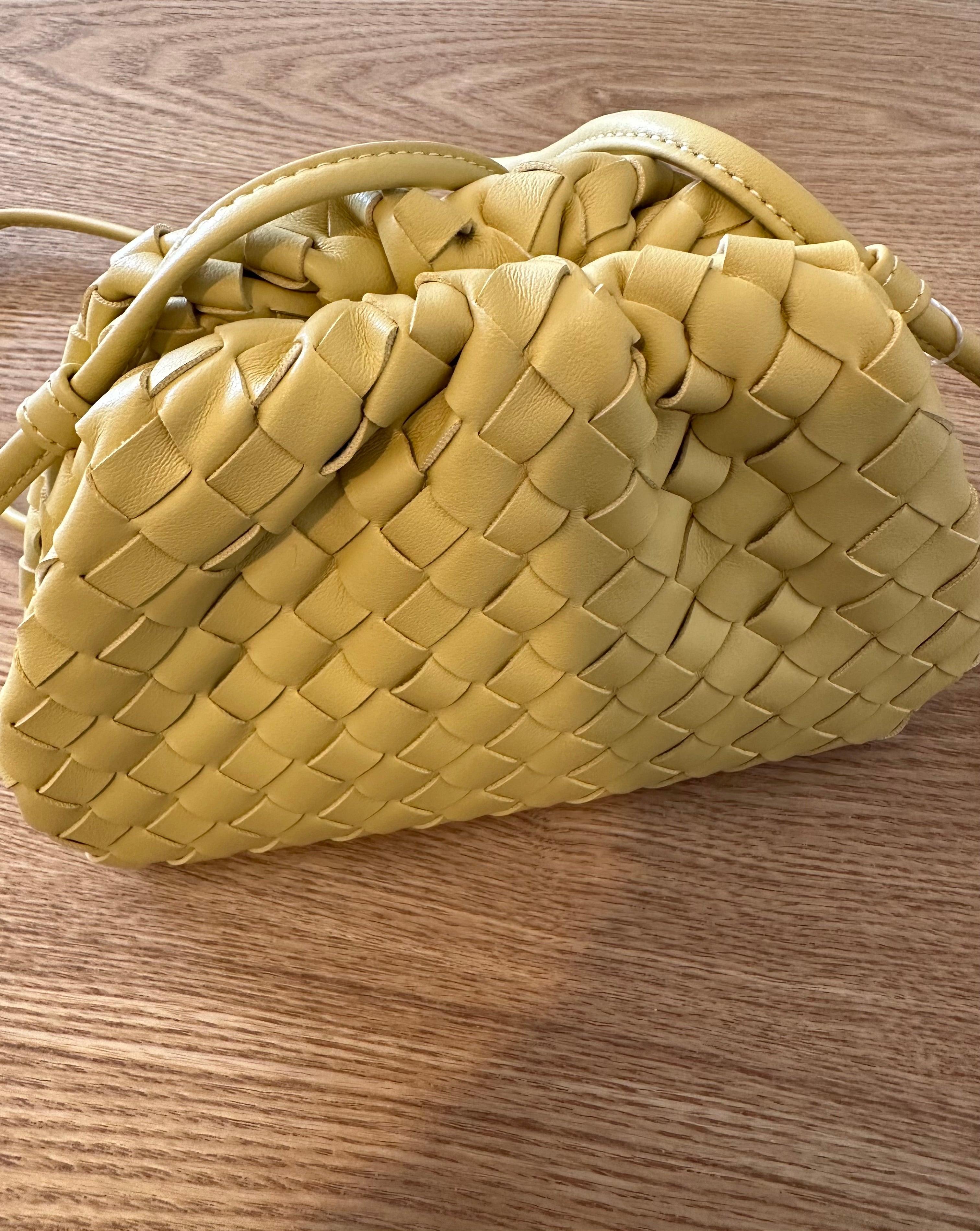 BORSA MINI POUCH ISIDORA GIALLA