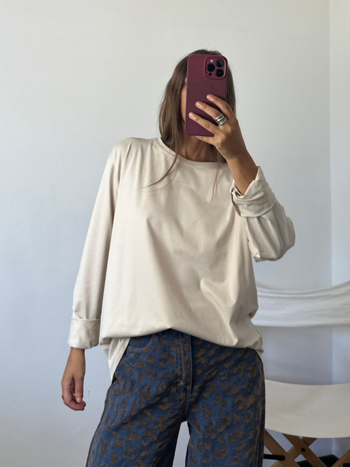 MAGLIA in COTONE BEIGE
