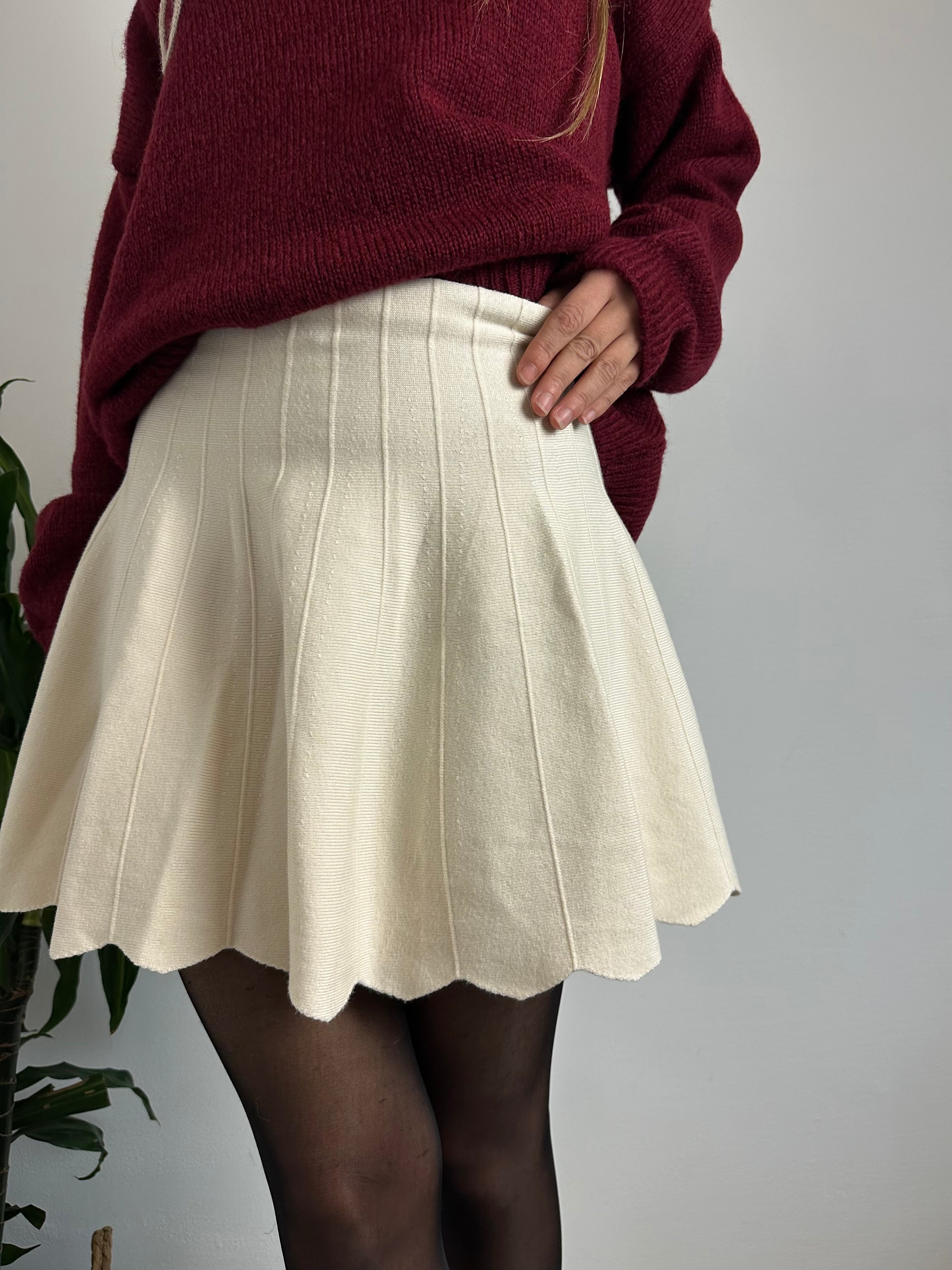 MINIGONNA IN MAGLIA