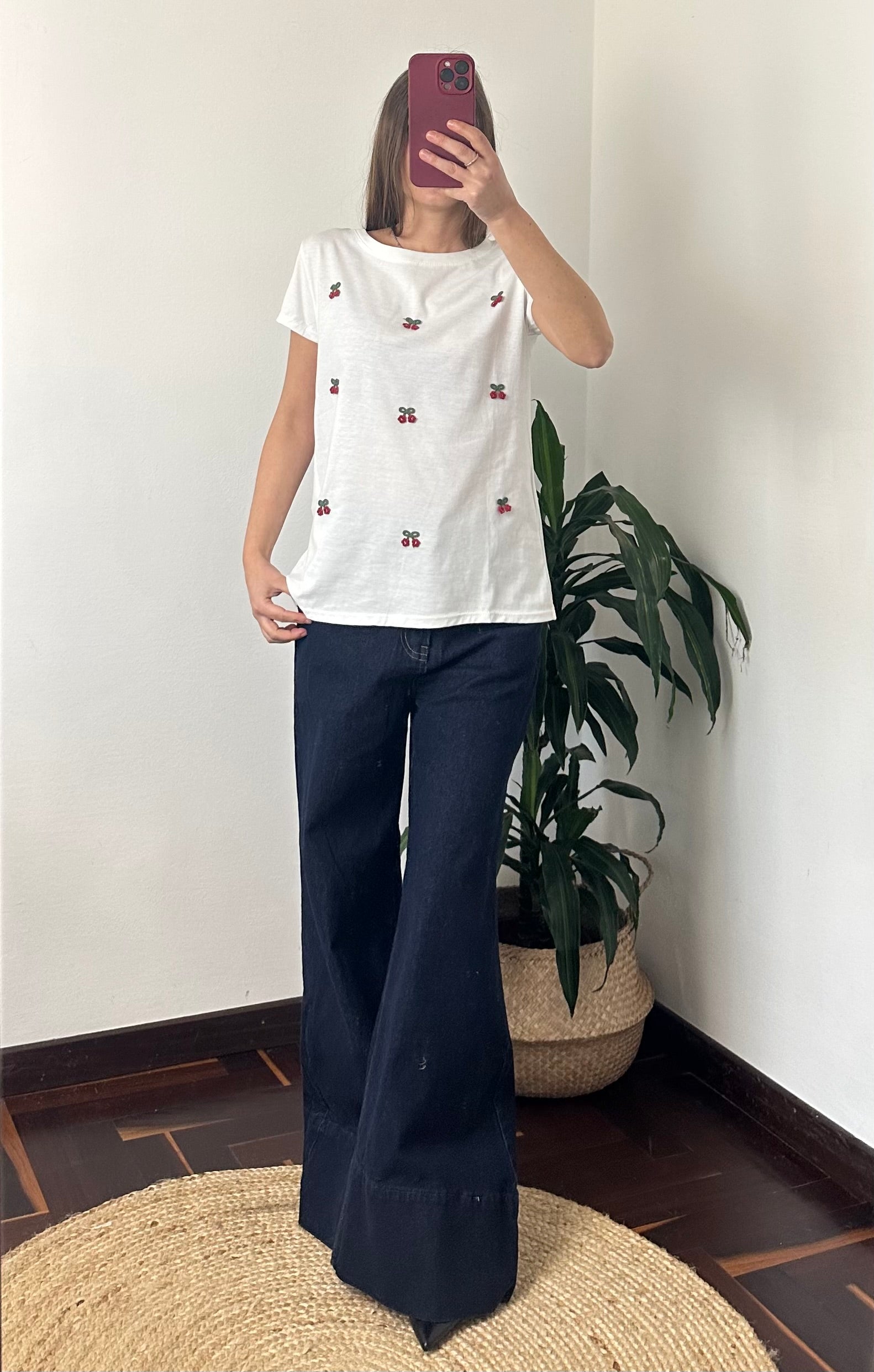 T-SHIRT CILIEGIE 100% cotone