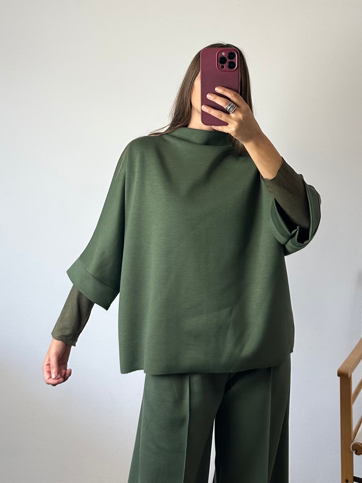 COORDINATO LUPETTO VERDE