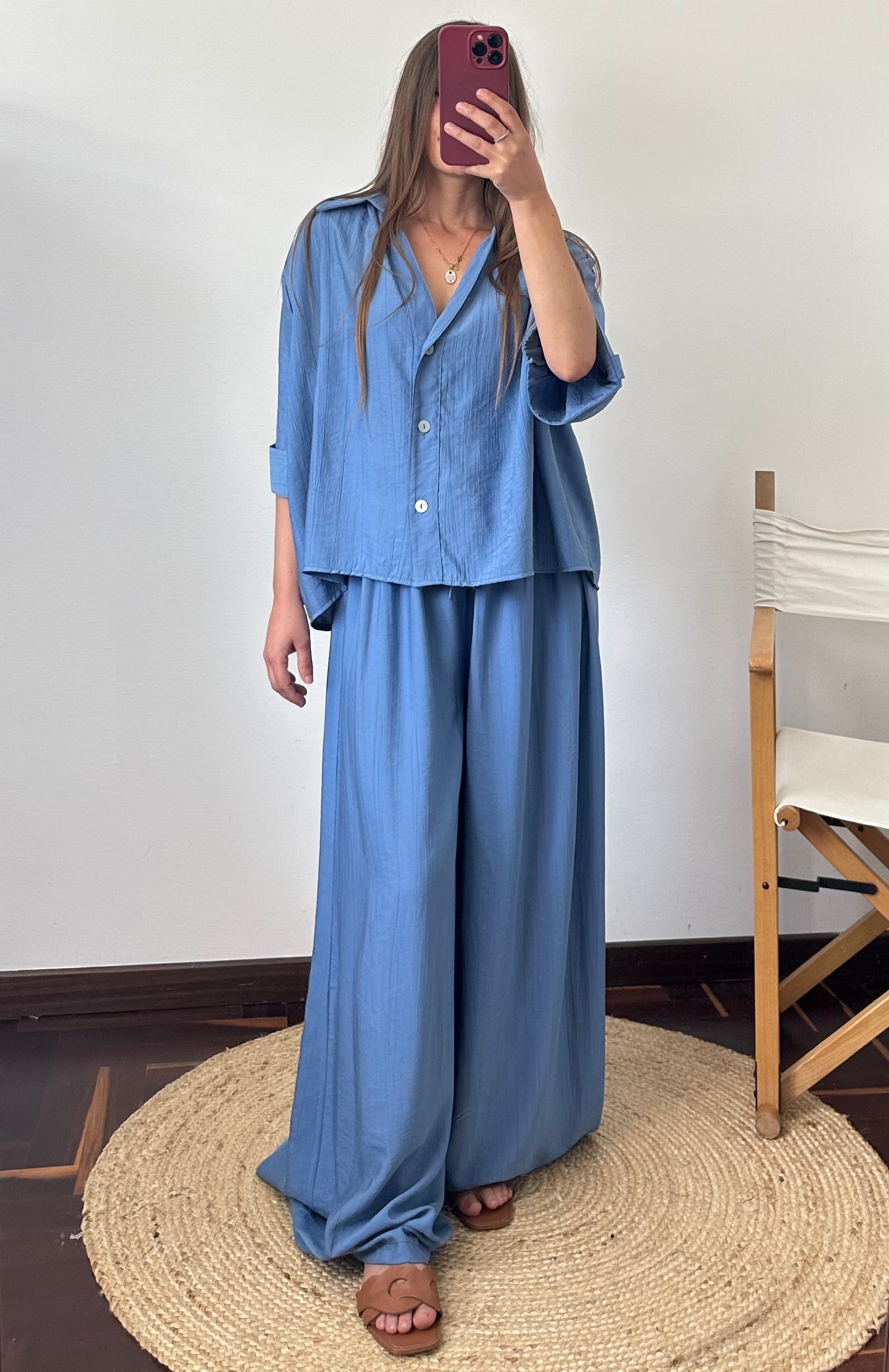 COORDINATO NADIA azzurro