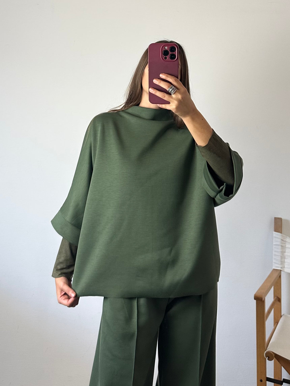 COORDINATO LUPETTO VERDE