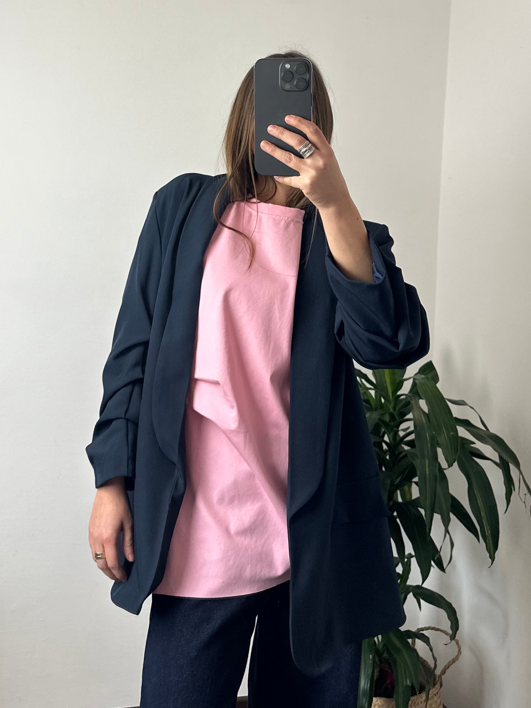 MAGLIA FIOCCO PUNTO MILANO ROSA