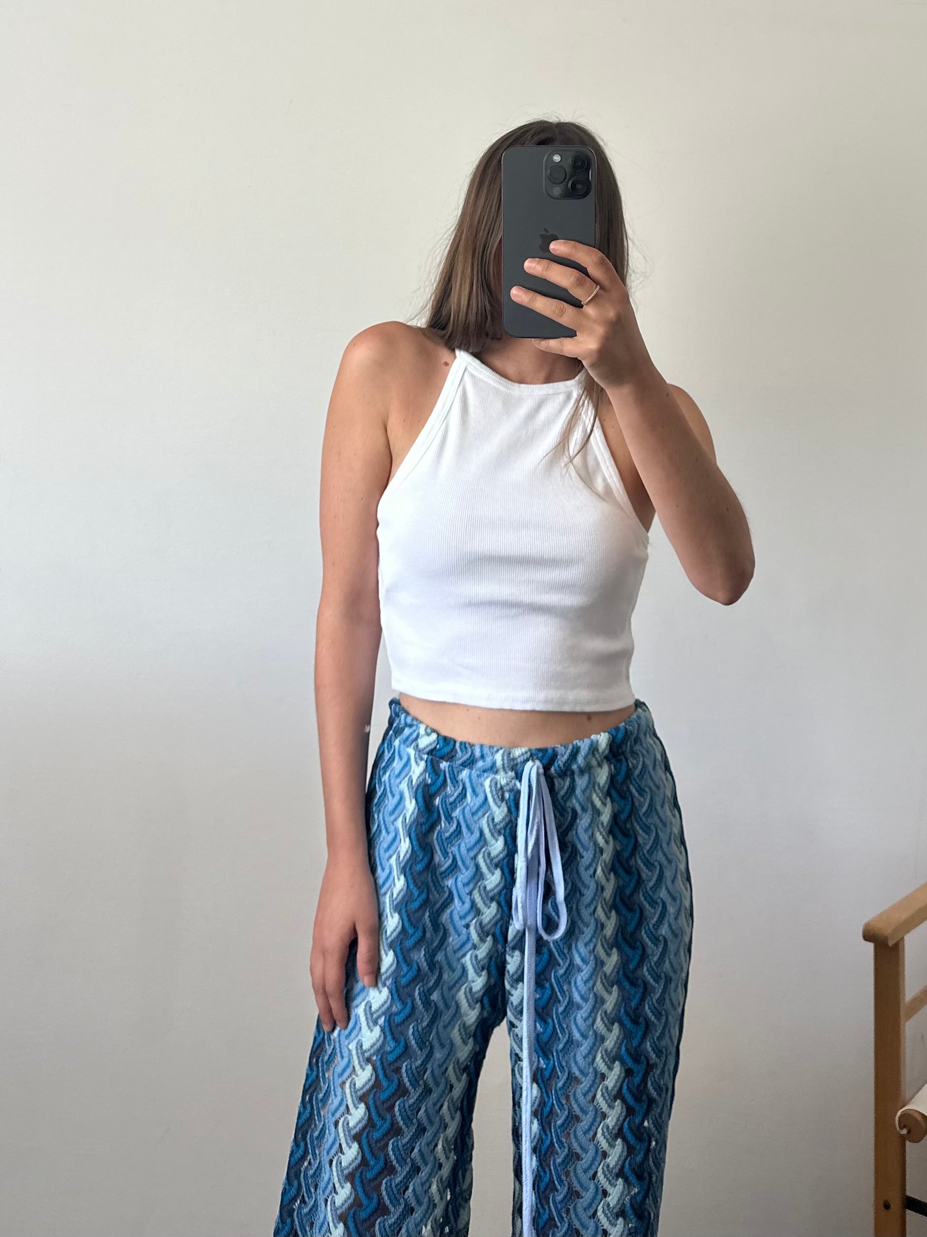 Top in cotone BIaNcO