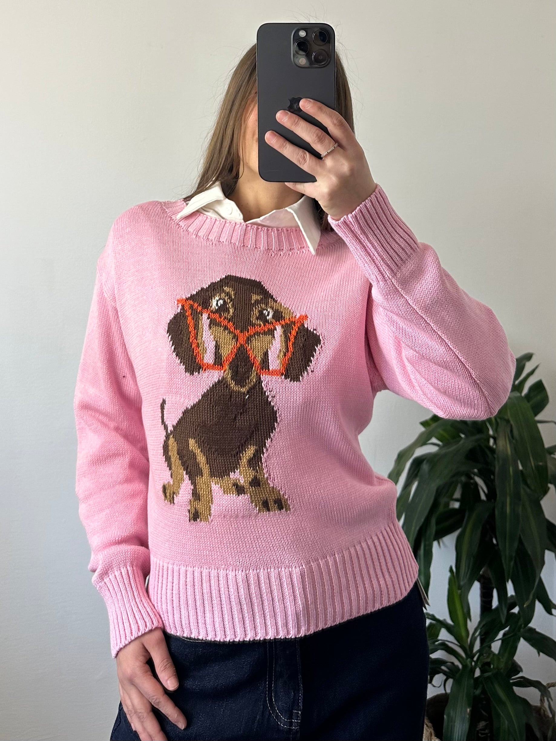 PULLOVER DOG ROSA