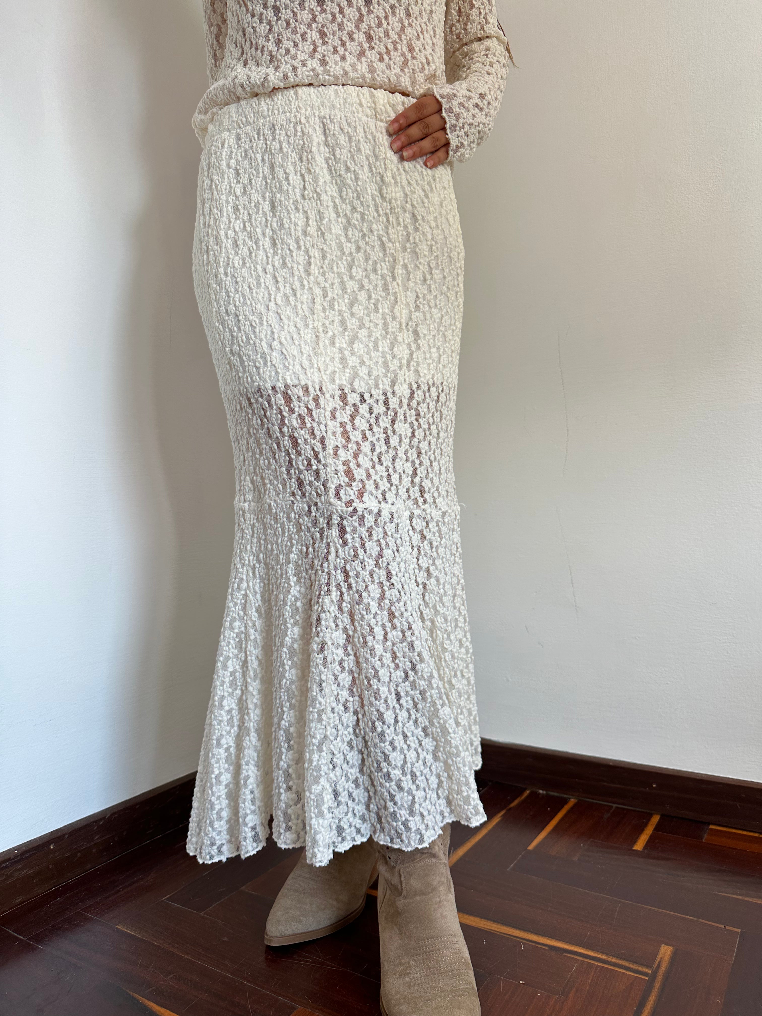 COORDINATO PIZZO PANNA