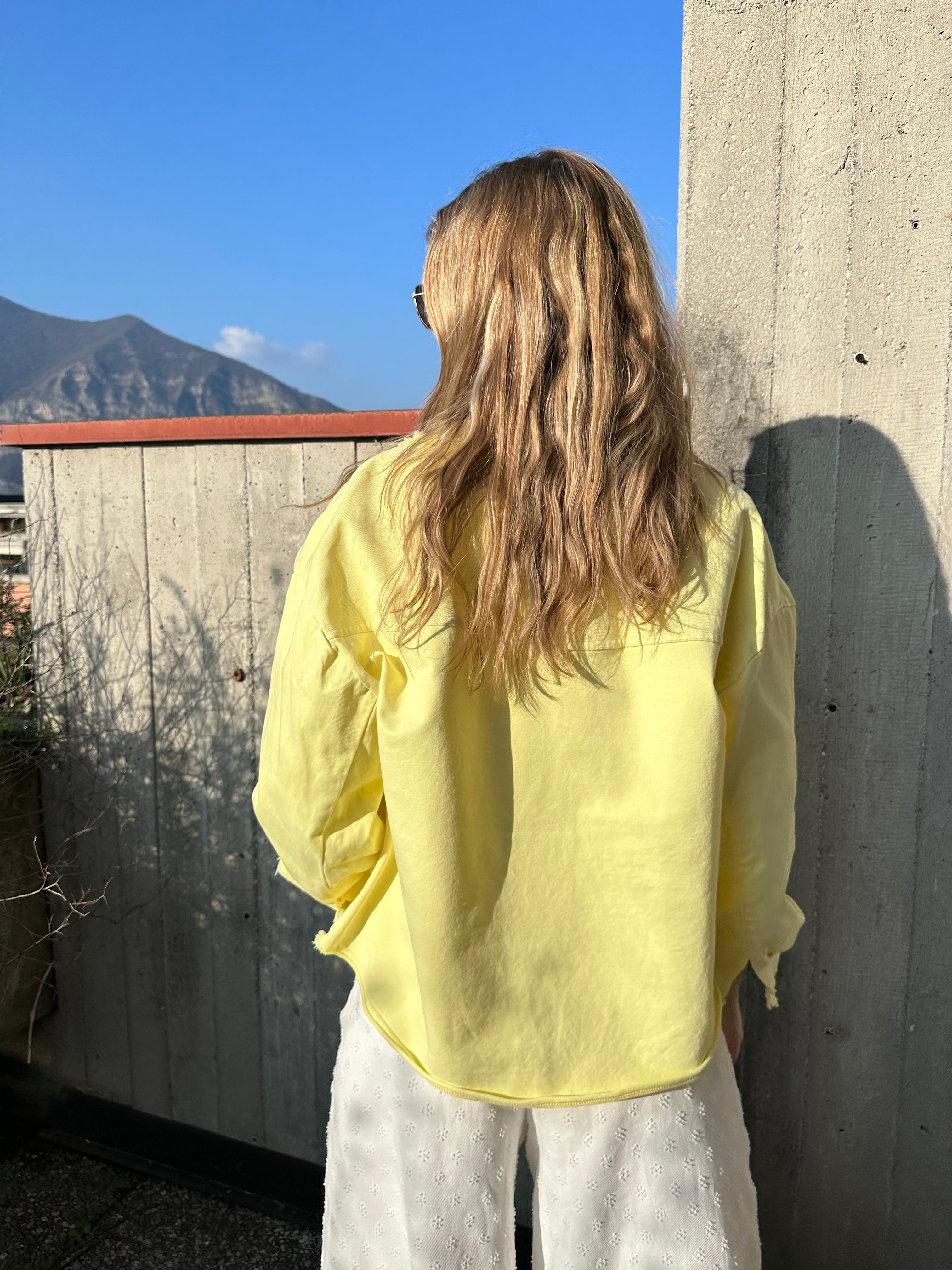 GIACCA COTONE GIALLA