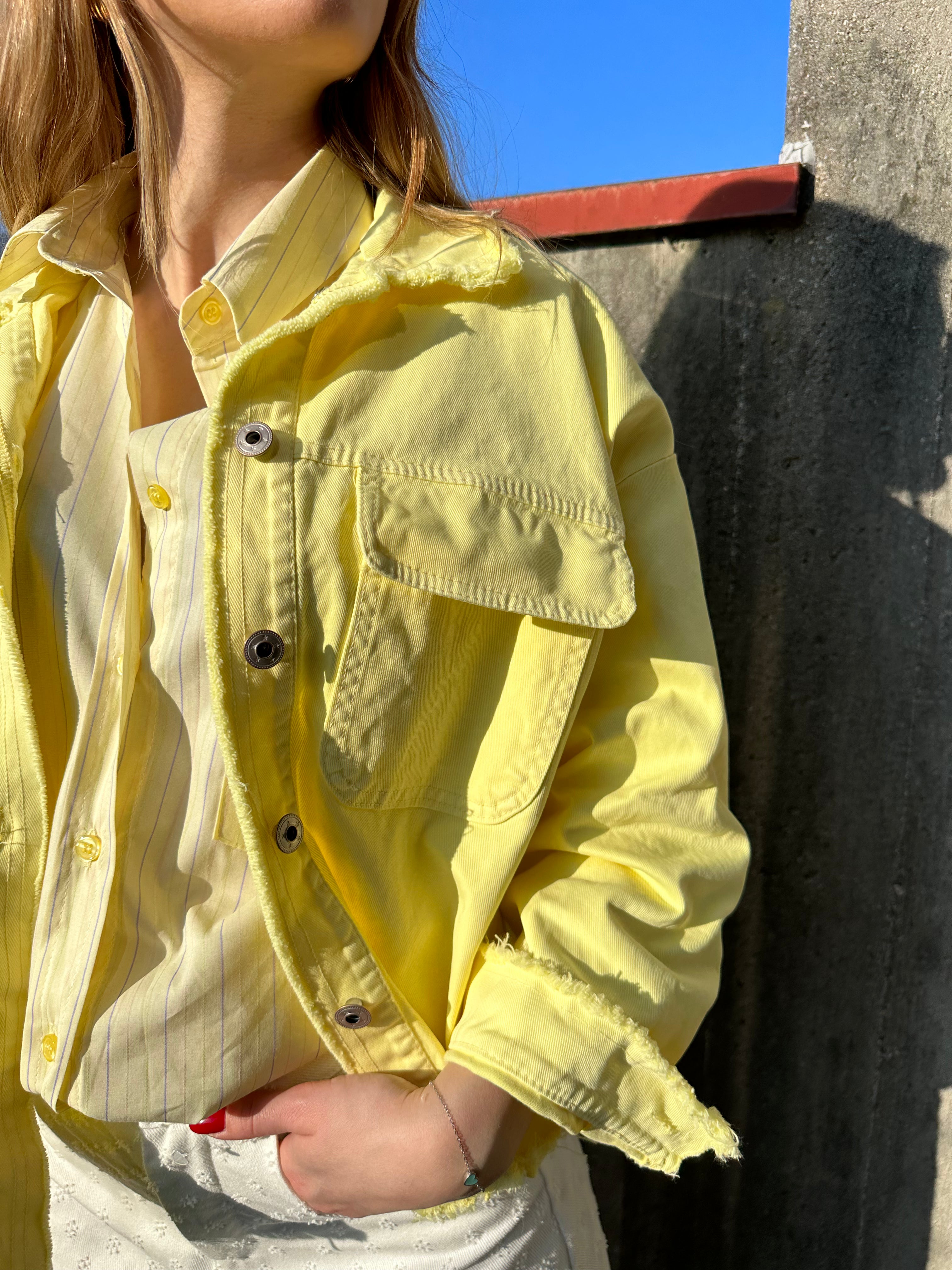 GIACCA COTONE GIALLA