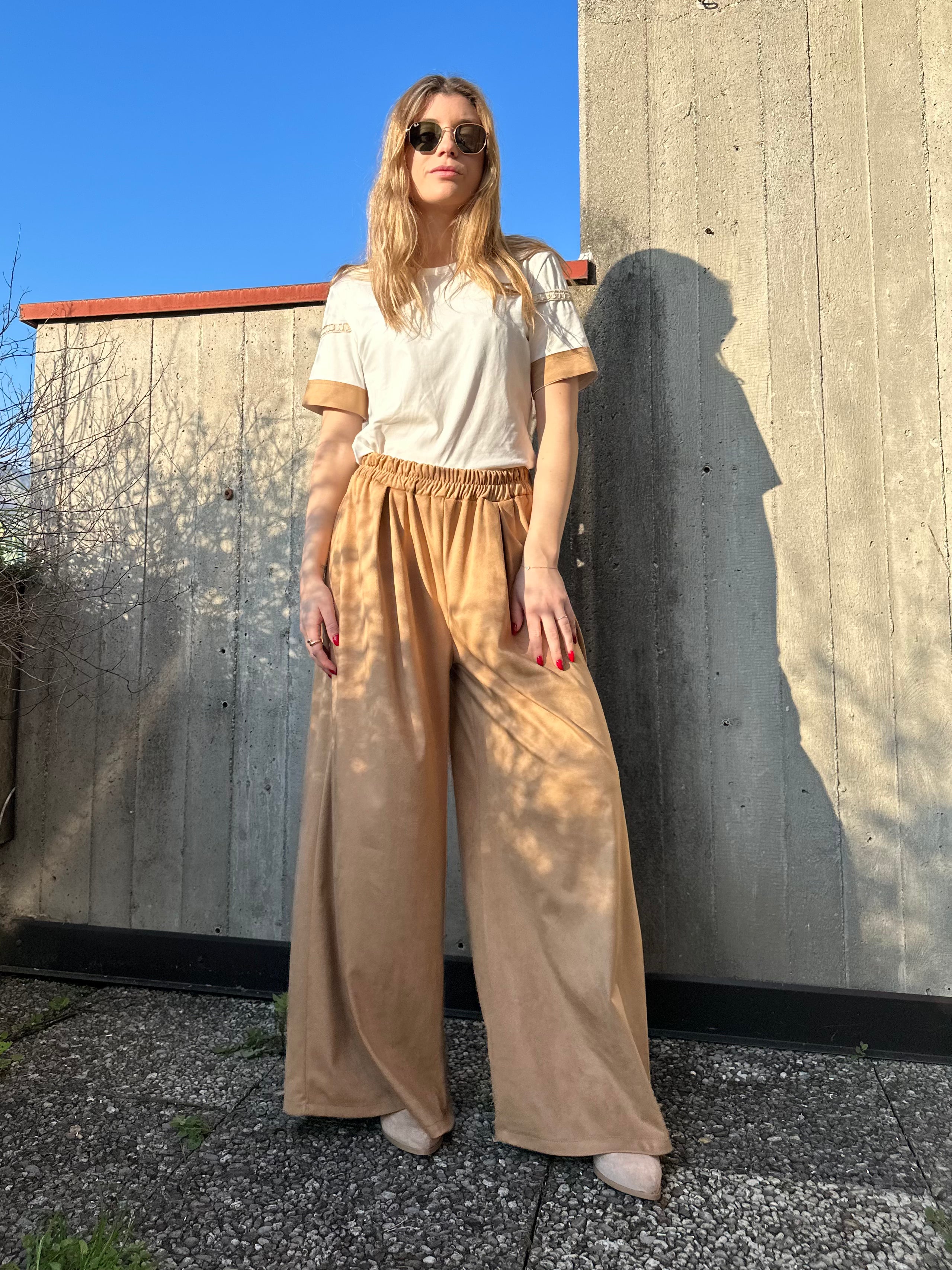 PANTALONE SCAMOSCIATO