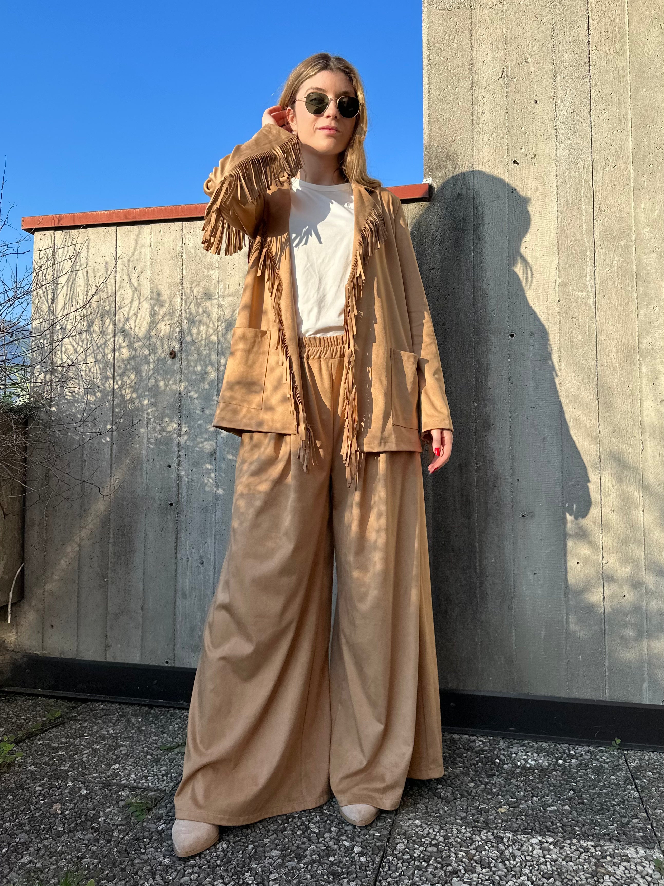 PANTALONE SCAMOSCIATO