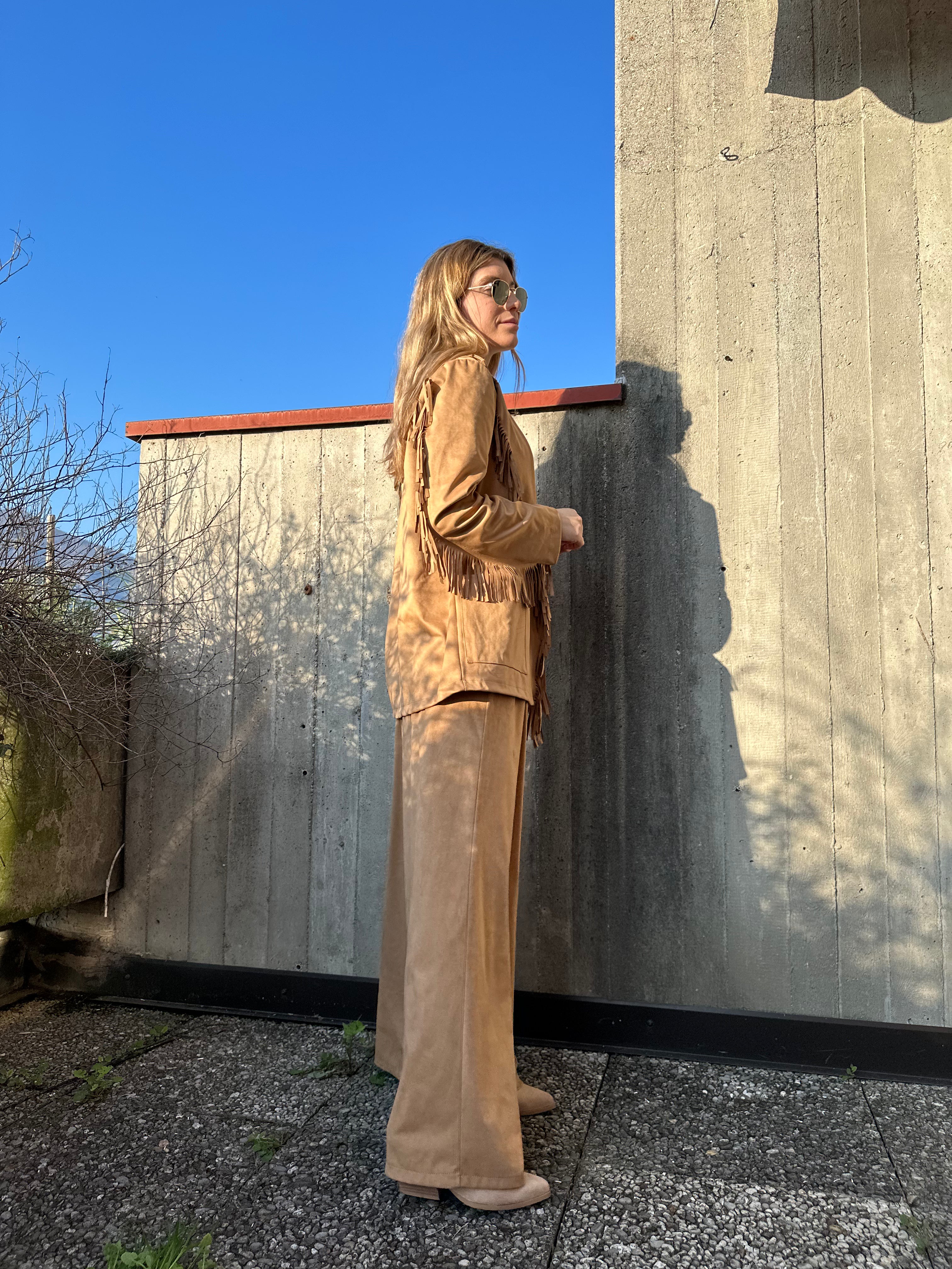 PANTALONE SCAMOSCIATO